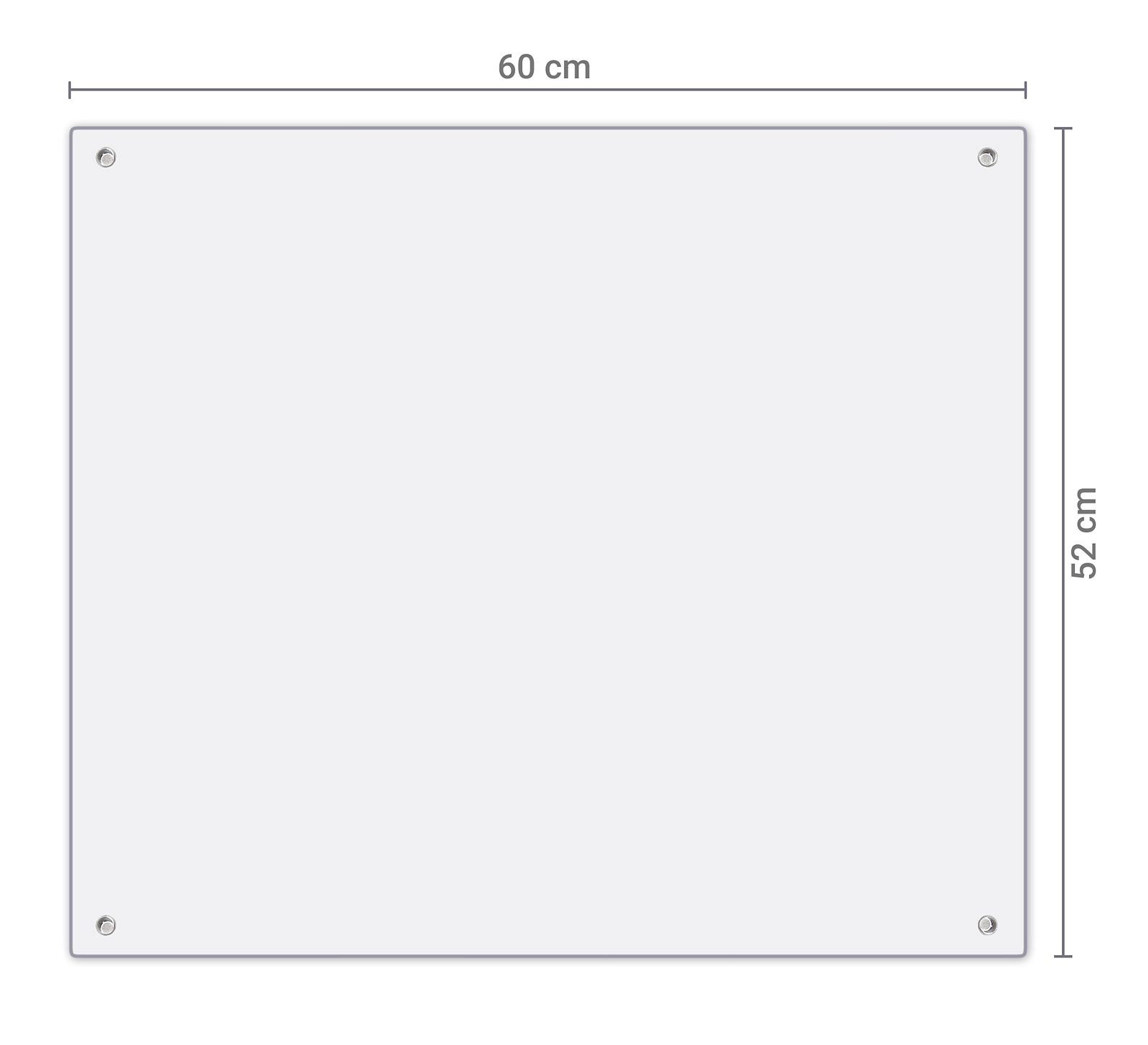 Skleněná ochranná deska za sporák a linku – Káva | 60 × 52 cm