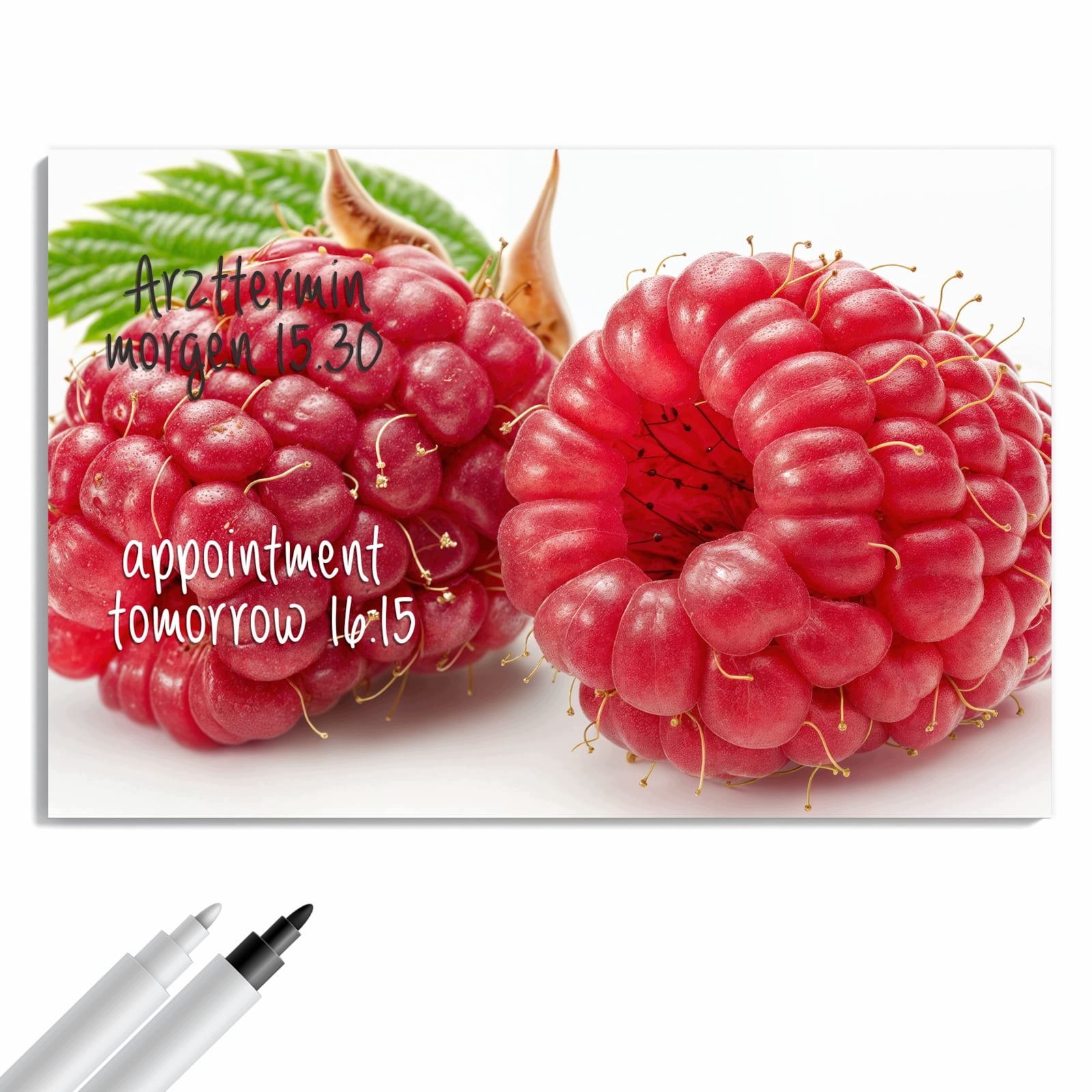 Magnetická tabule – obraz na zeď List maliny | 60 × 40 cm