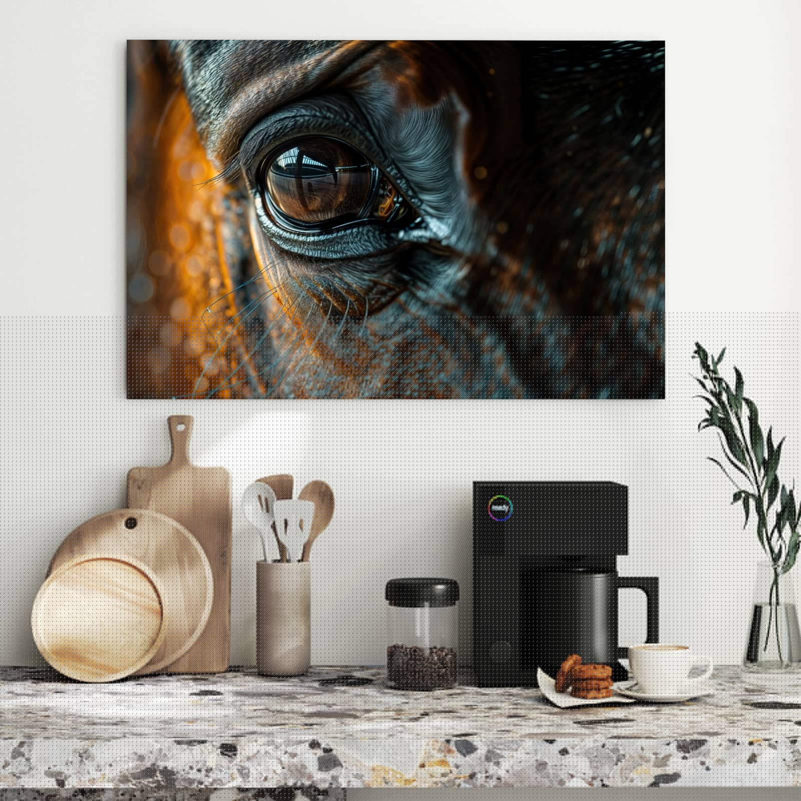 Magnetická tabule – obraz na zeď Kočka džungle | 60 × 40 cm