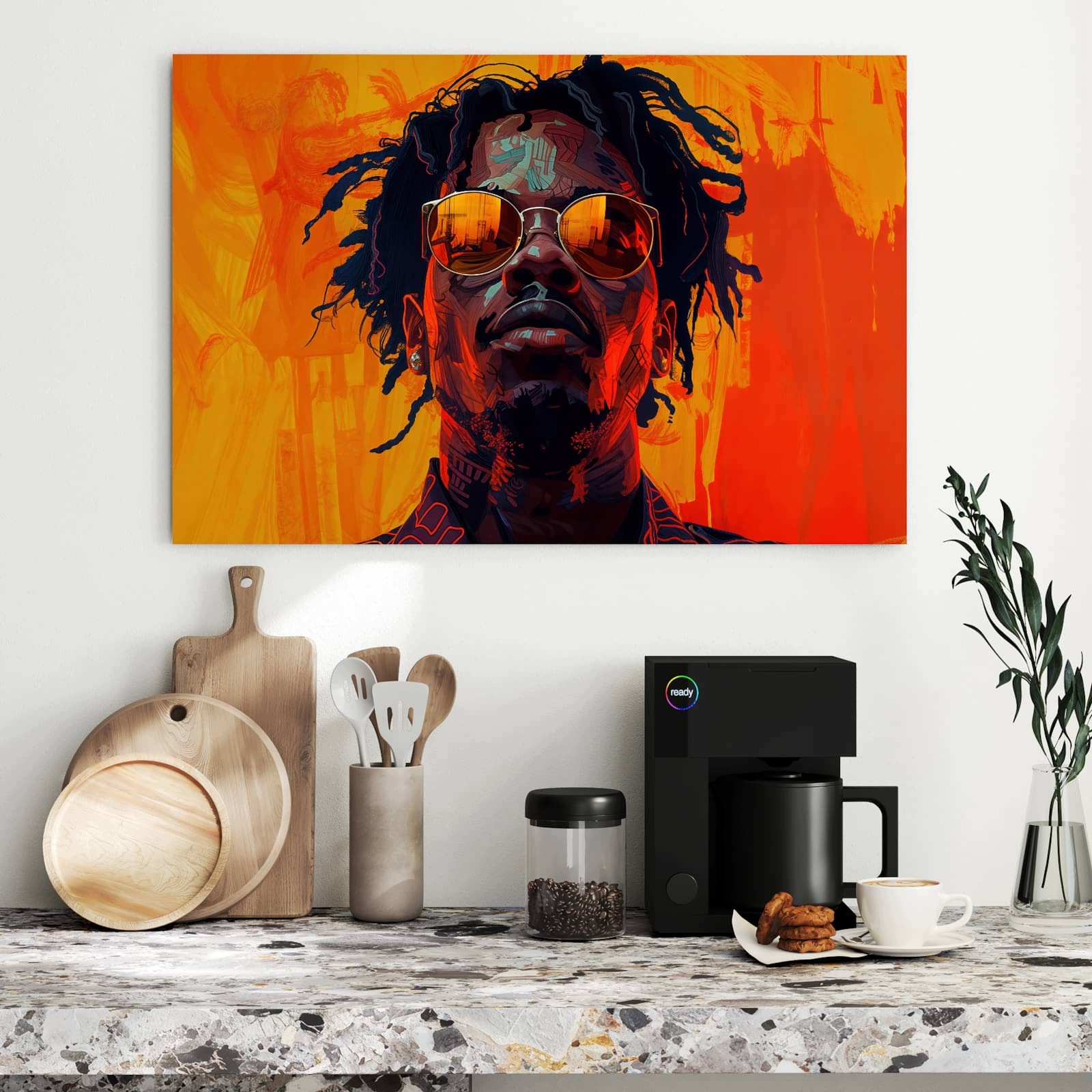 Magnetická tabule – obraz na zeď Umělecký vzhled | 90 × 60 cm