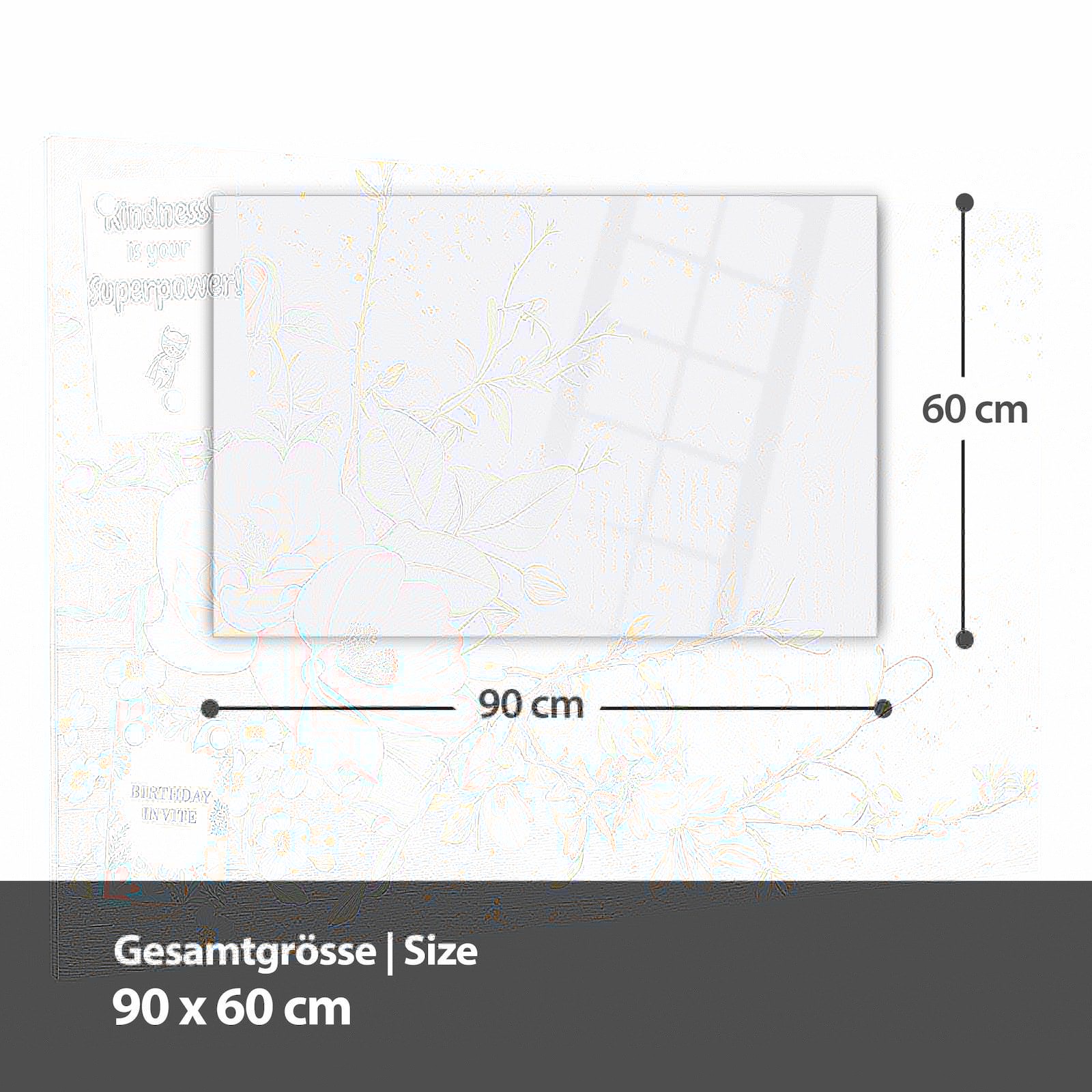 Magnetická tabule – obraz na zeď Přímořský ráj | 90 × 60 cm