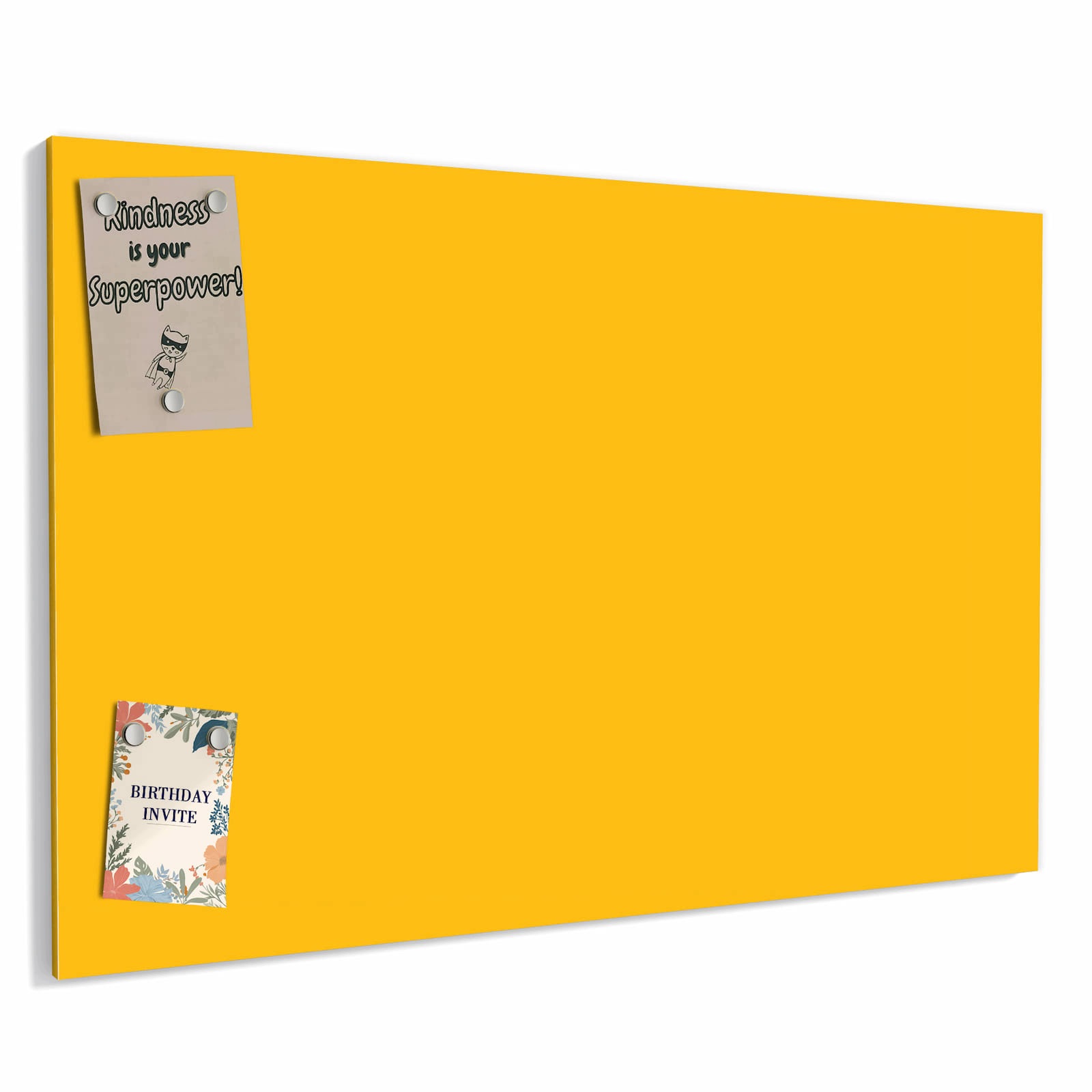 Magnetická tabule – obraz na zeď Oranžové pozadí I | 90 × 60 cm