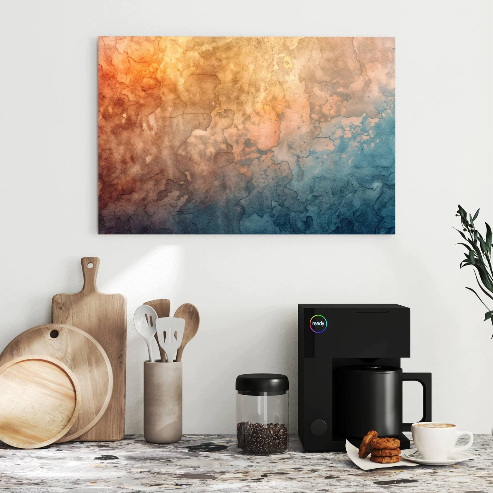 Magnetická tabule – obraz na zeď Akvarelové umění | 60 × 40 cm