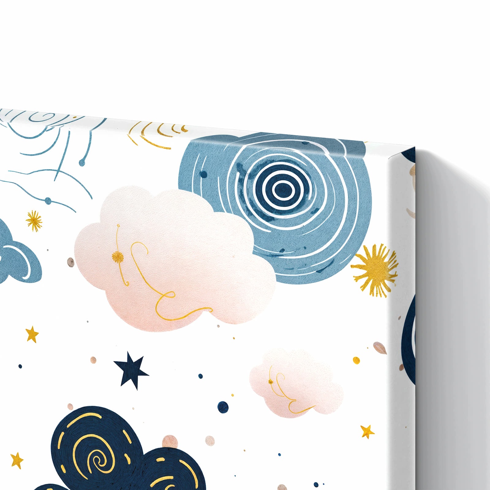 Magnetická tabule – obraz na zeď Vířící mraky design | 90 × 60 cm