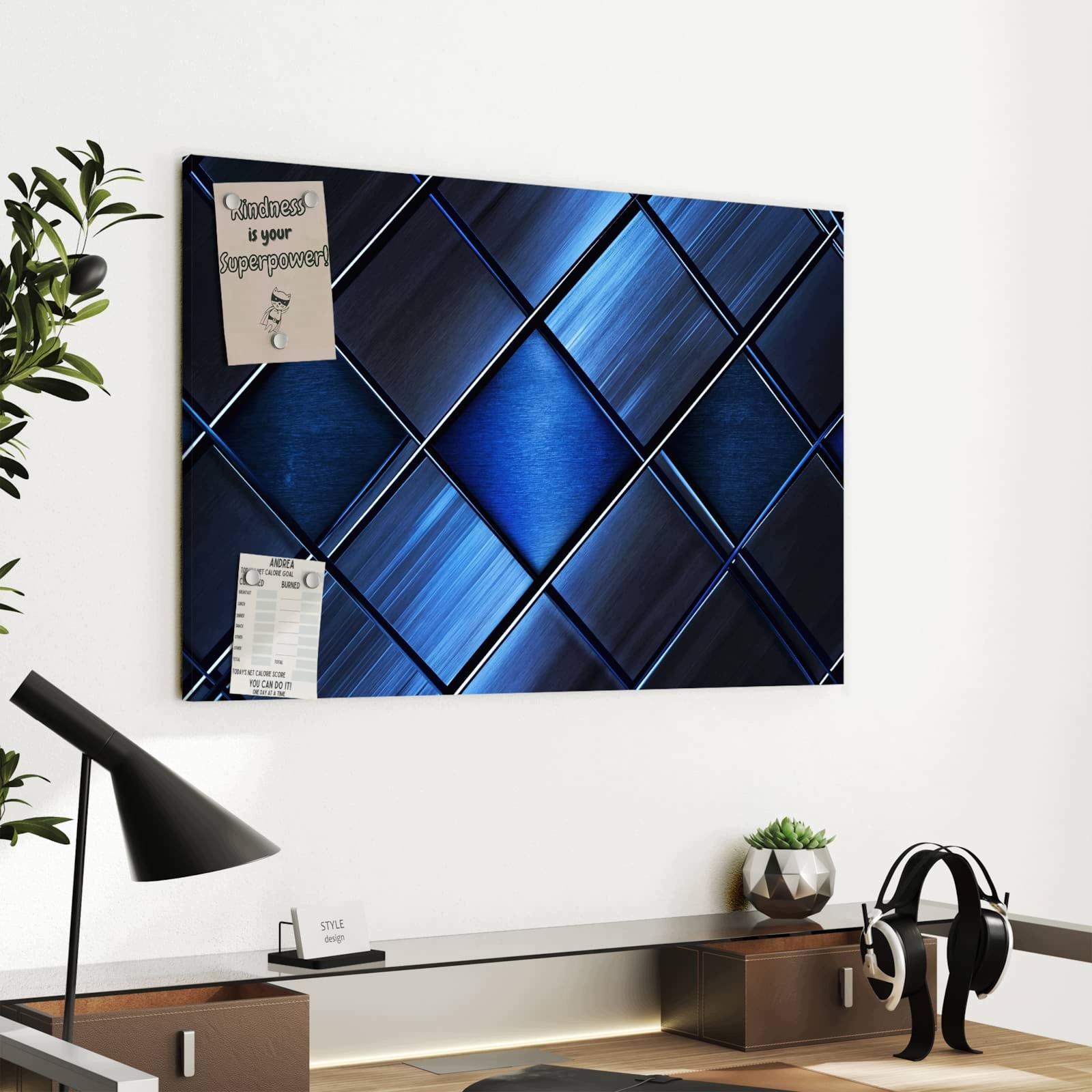 Magnetická tabule – obraz na zeď Oranžové pozadí II | 60 × 40 cm