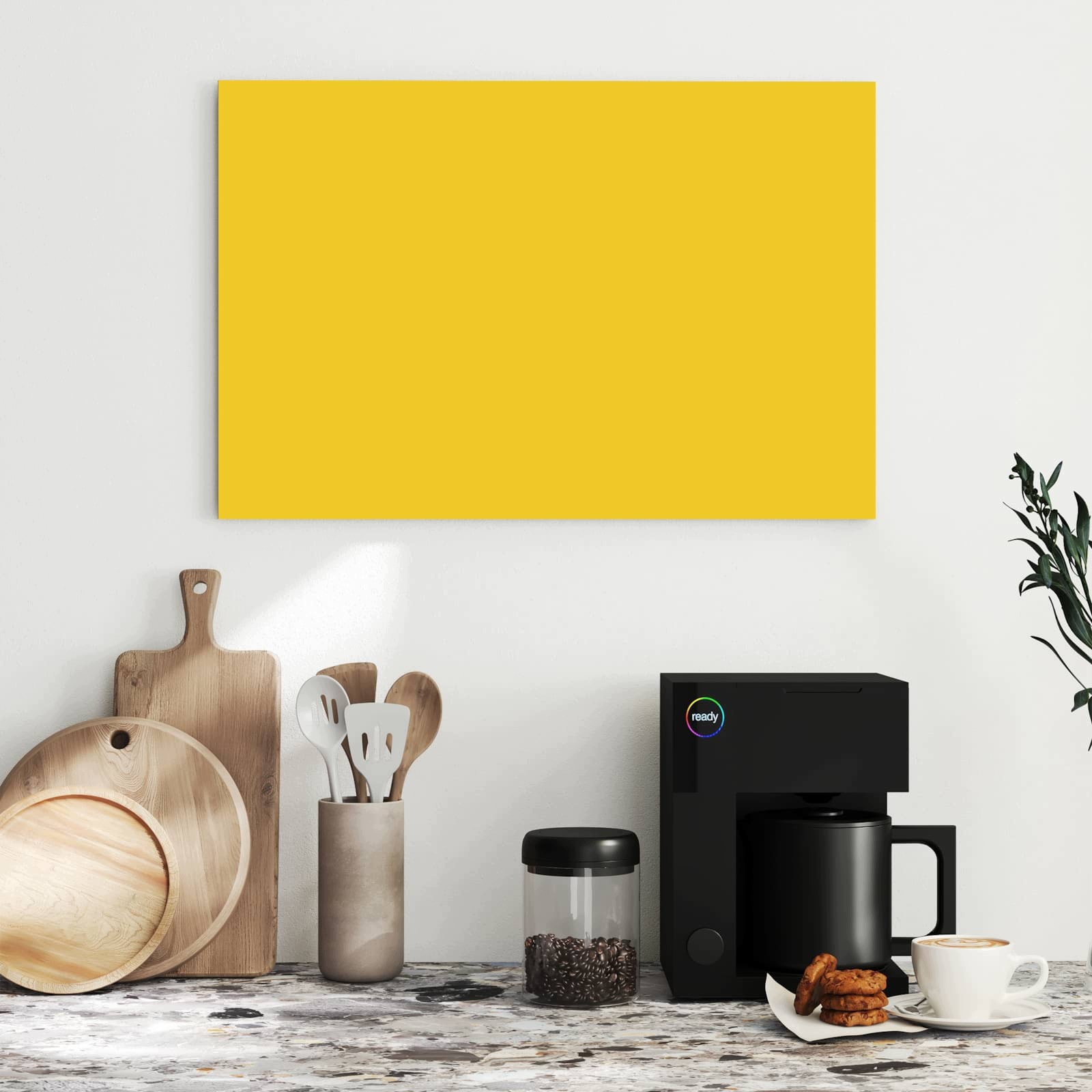 Magnetická tabule – obraz na zeď Oranžové pozadí II | 60 × 40 cm