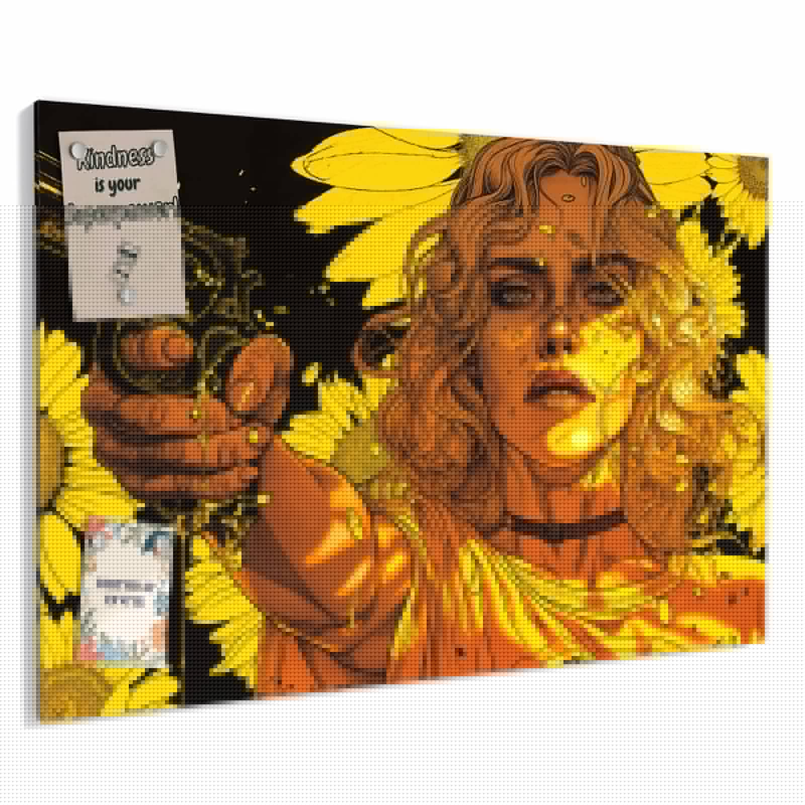 Magnetická tabule – obraz na zeď Svěží led stonek | 90 × 60 cm