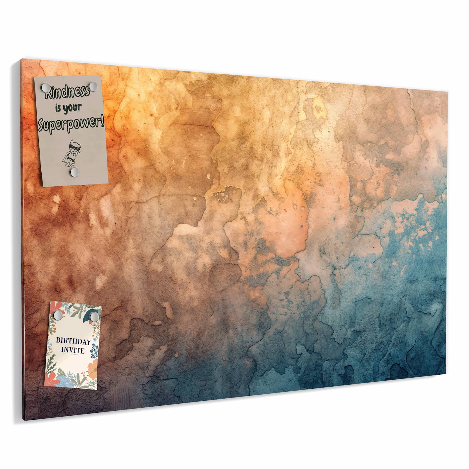 Magnetická tabule – obraz na zeď Akvarelové umění | 90 × 60 cm