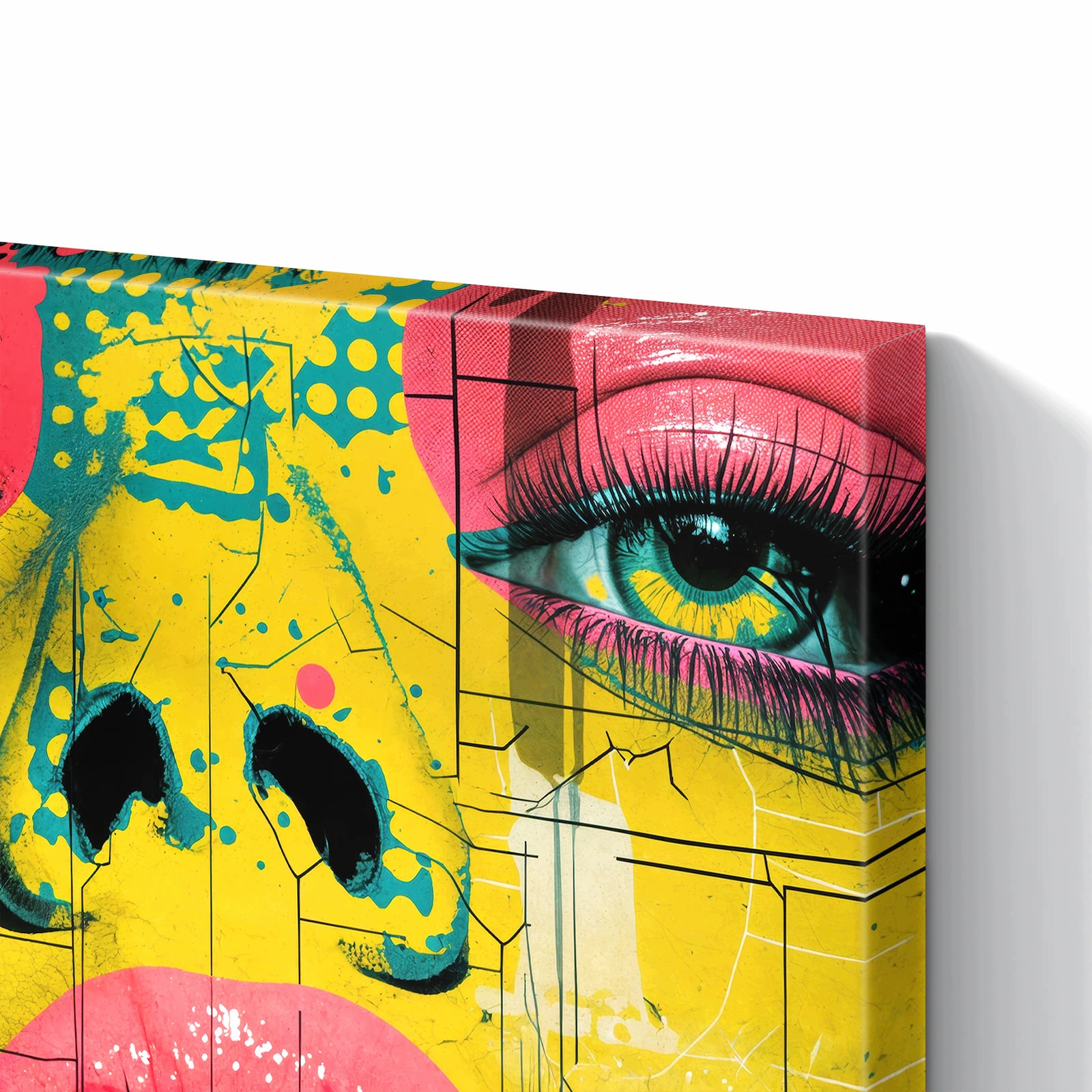 Magnetická tabule – obraz na zeď Portrét pop umění | 60 × 40 cm