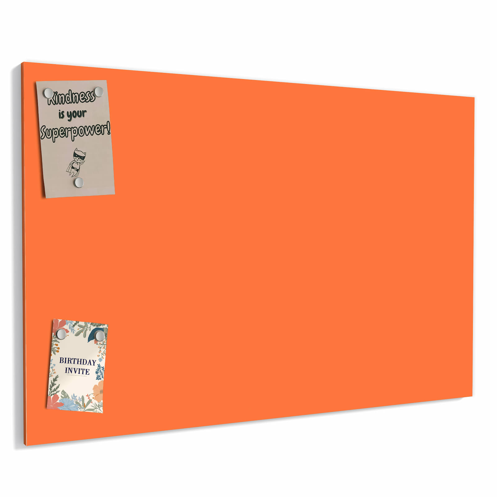 Magnetická tabule – obraz na zeď Tmavě oranžové pozadí II | 60 × 40 cm