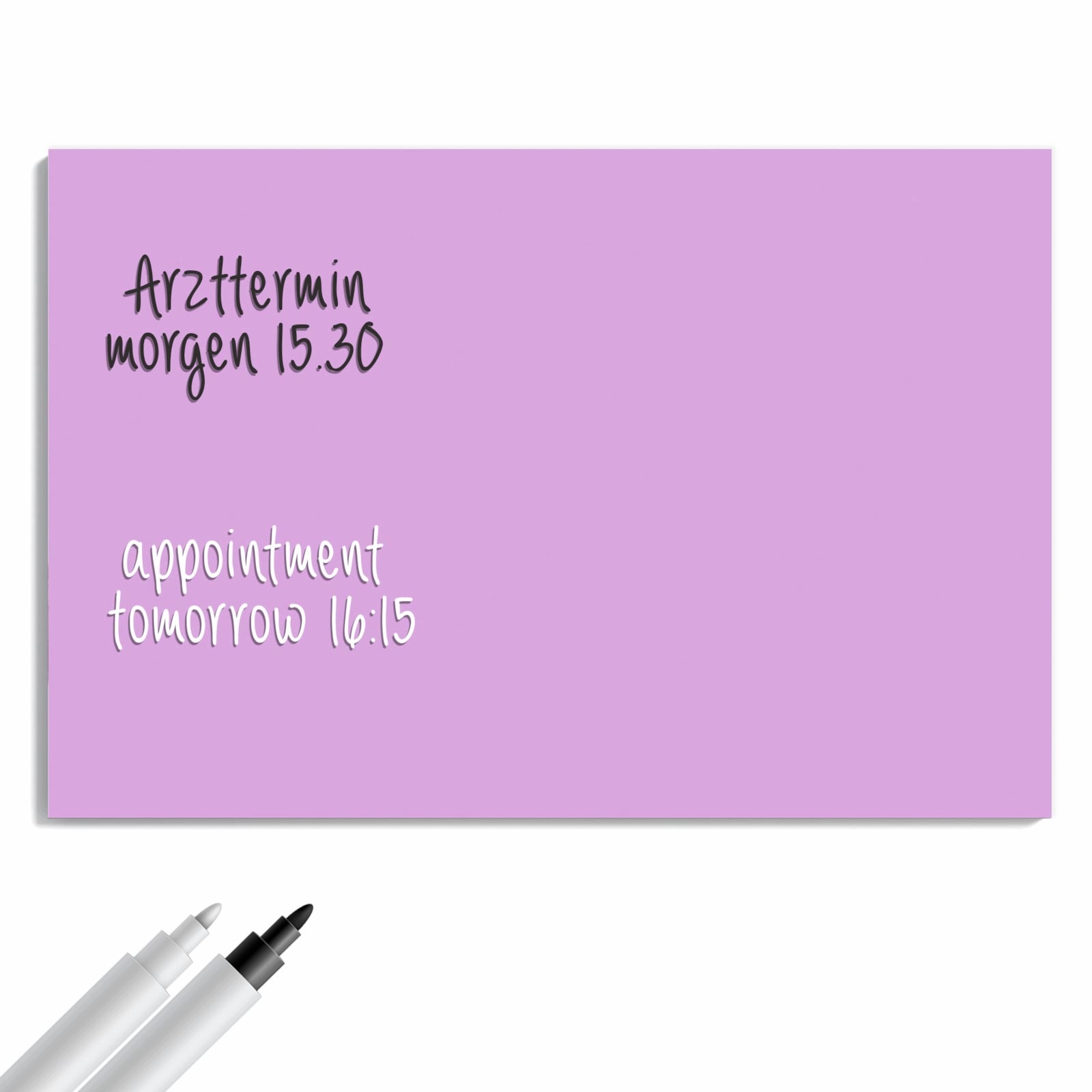 Magnetická tabule – obraz na zeď Fialové pozadí II – motiv 2 | 90 × 60 cm