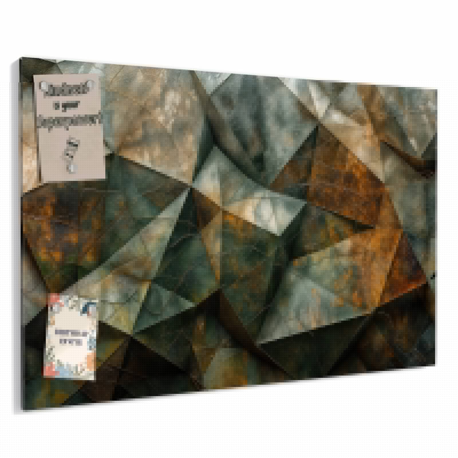 Magnetická tabule – obraz na zeď Tmavě oranžové pozadí II | 90 × 60 cm
