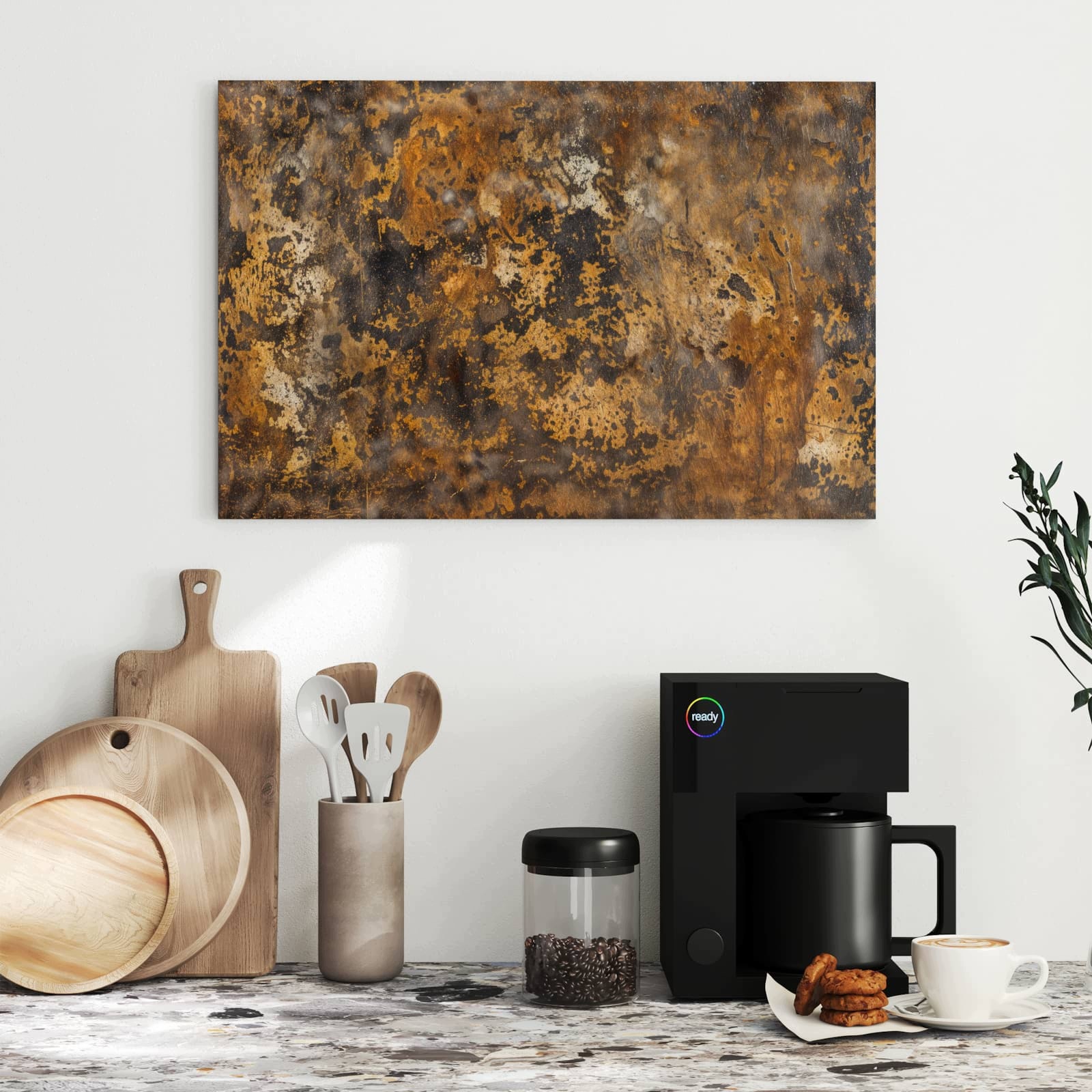 Magnetická tabule – obraz na zeď Rezavá textura | 60 × 40 cm