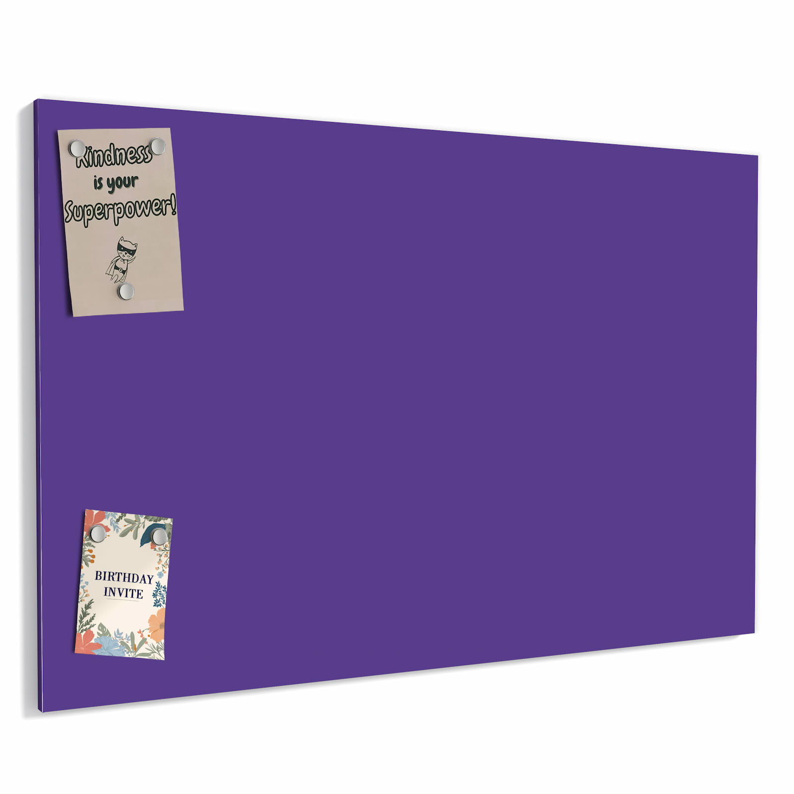 Magnetická tabule – obraz na zeď Fialové pozadí I – motiv 1 | 60 × 40 cm