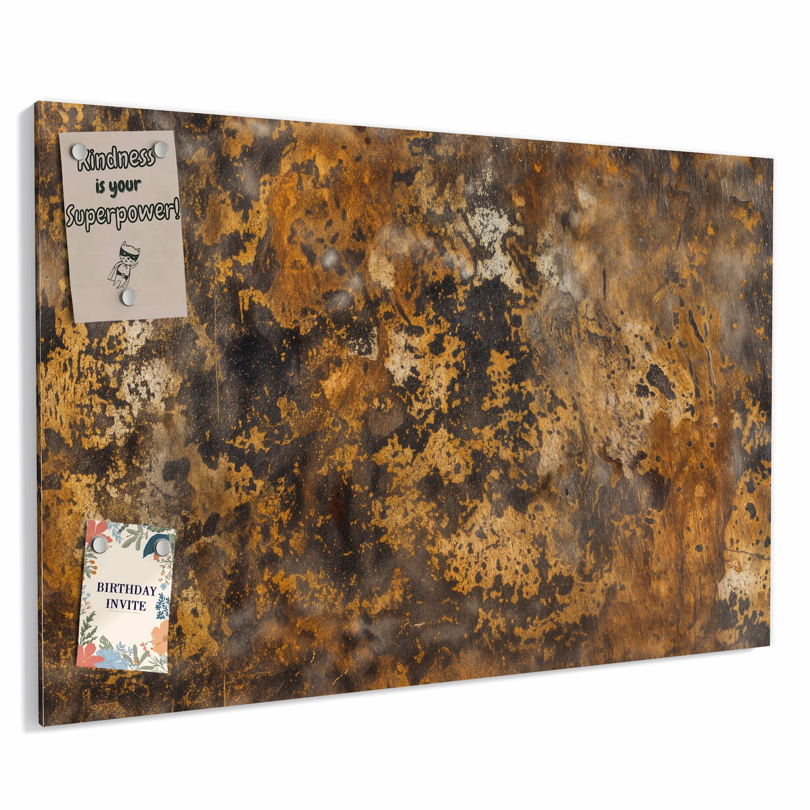 Magnetická tabule – obraz na zeď Rezavá textura | 90 × 60 cm