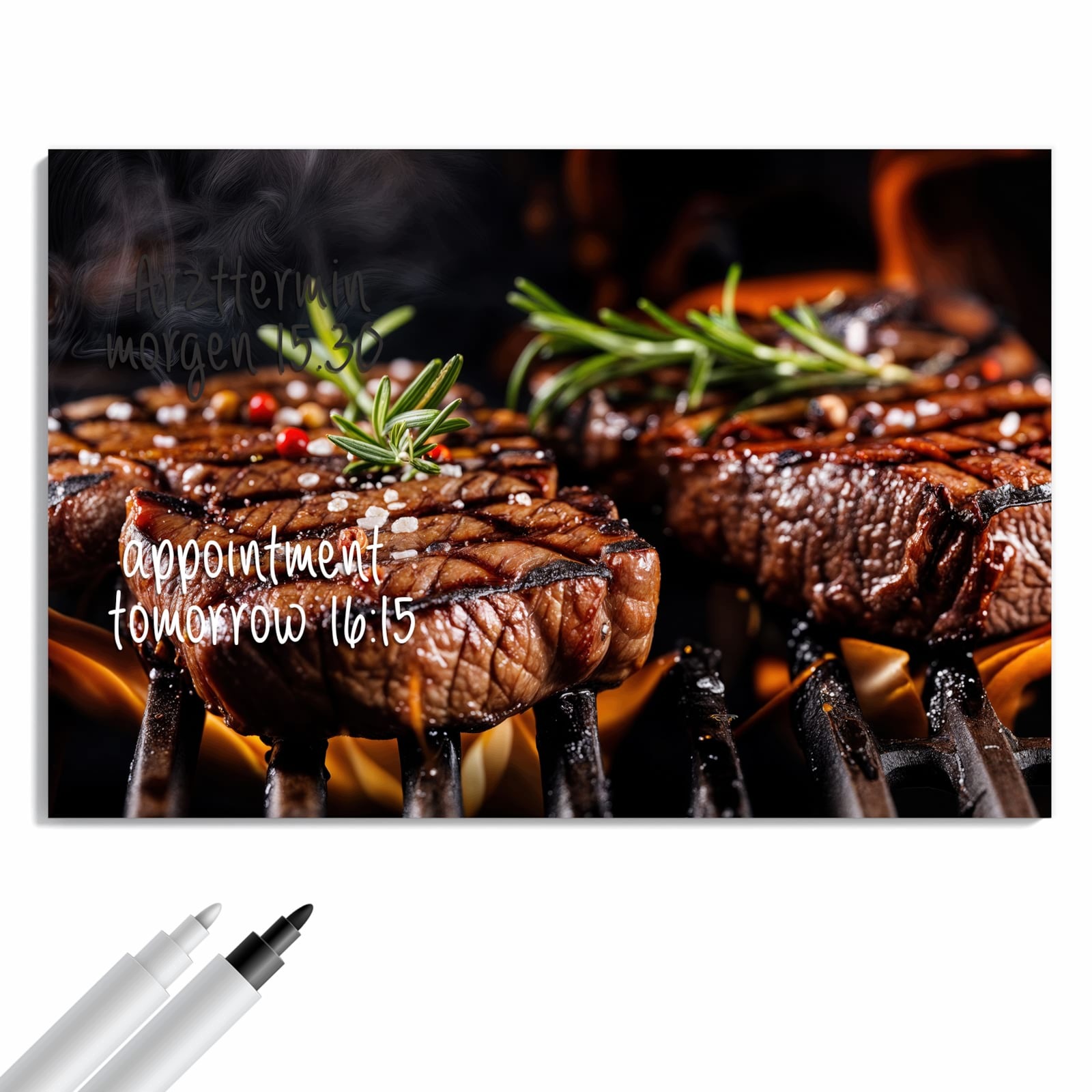 Magnetická tabule – obraz na zeď Růžové pozadí – motiv 2 | 60 × 40 cm