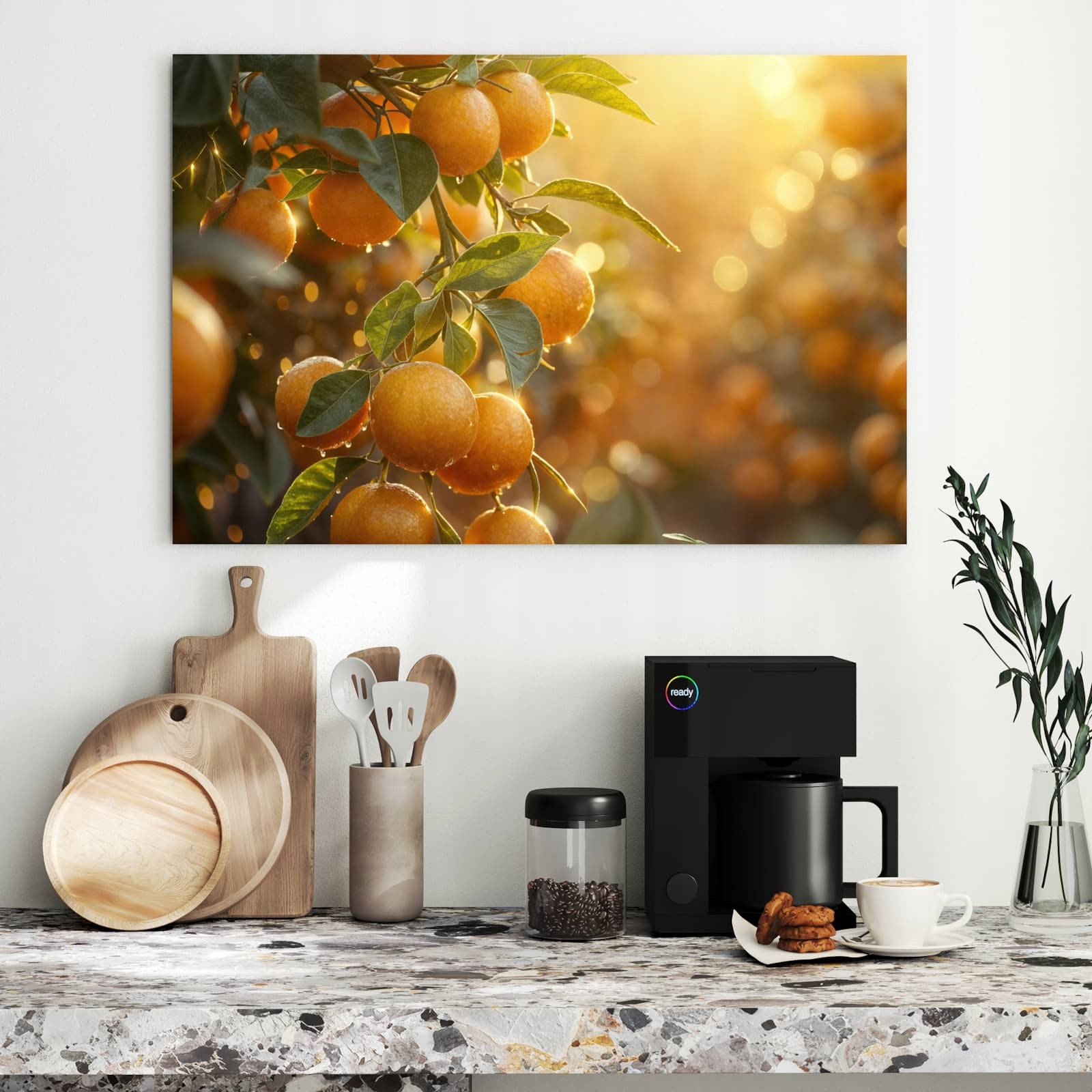 Magnetická tabule – obraz na zeď Zalité sluncem pomeranče | 90 × 60 cm
