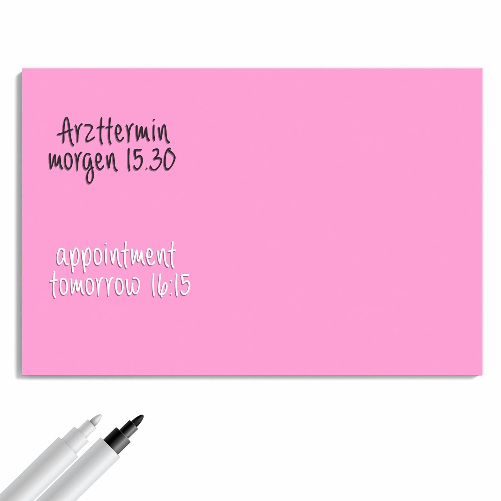 Magnetická tabule – obraz na zeď Růžové pozadí – motiv 2 | 90 × 60 cm
