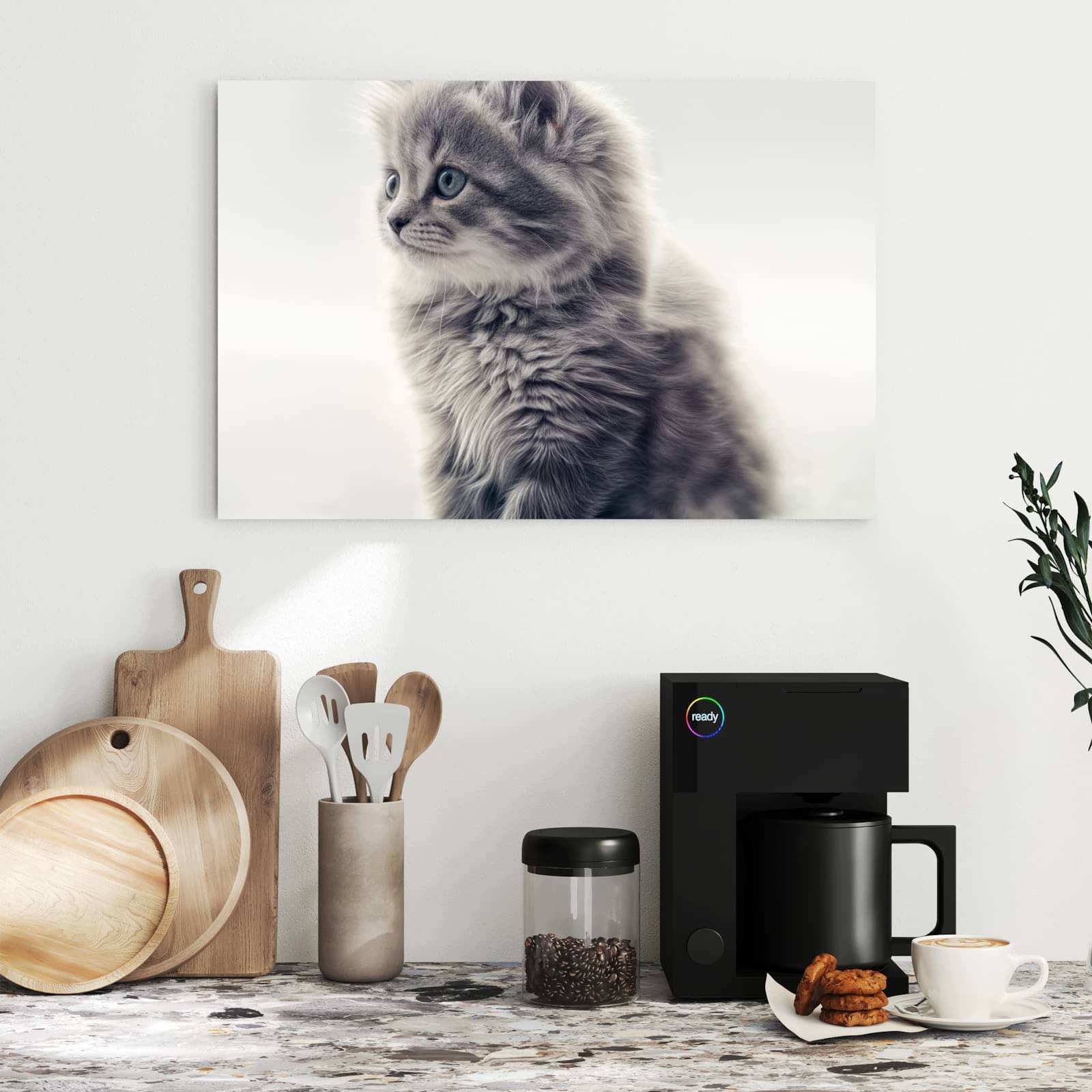 Magnetická tabule – obraz na zeď Portrét koťat | 60 × 40 cm