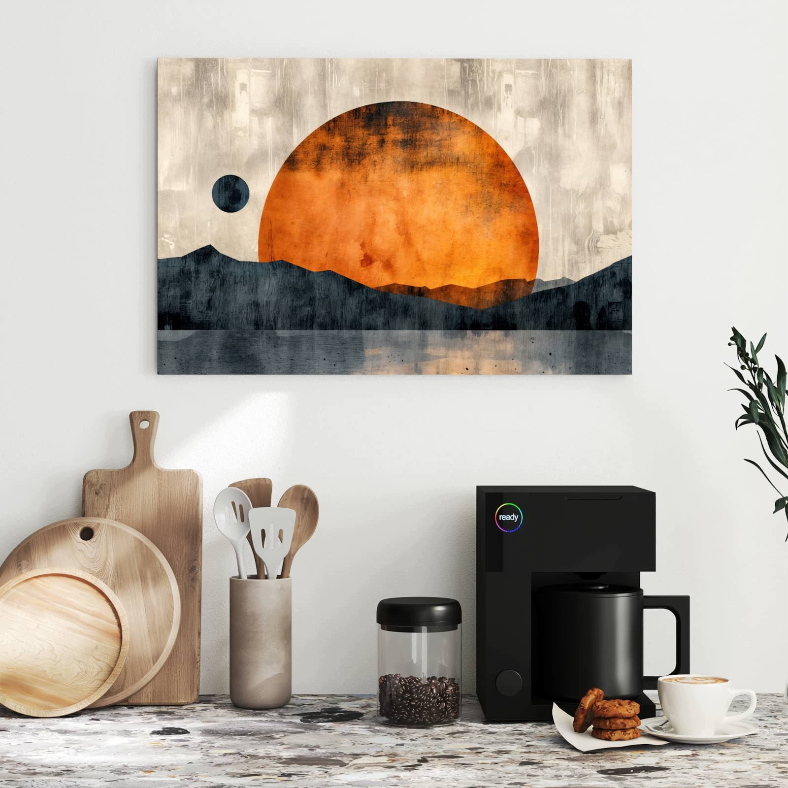 Magnetická tabule – obraz na zeď Západ slunce umění | 60 × 40 cm