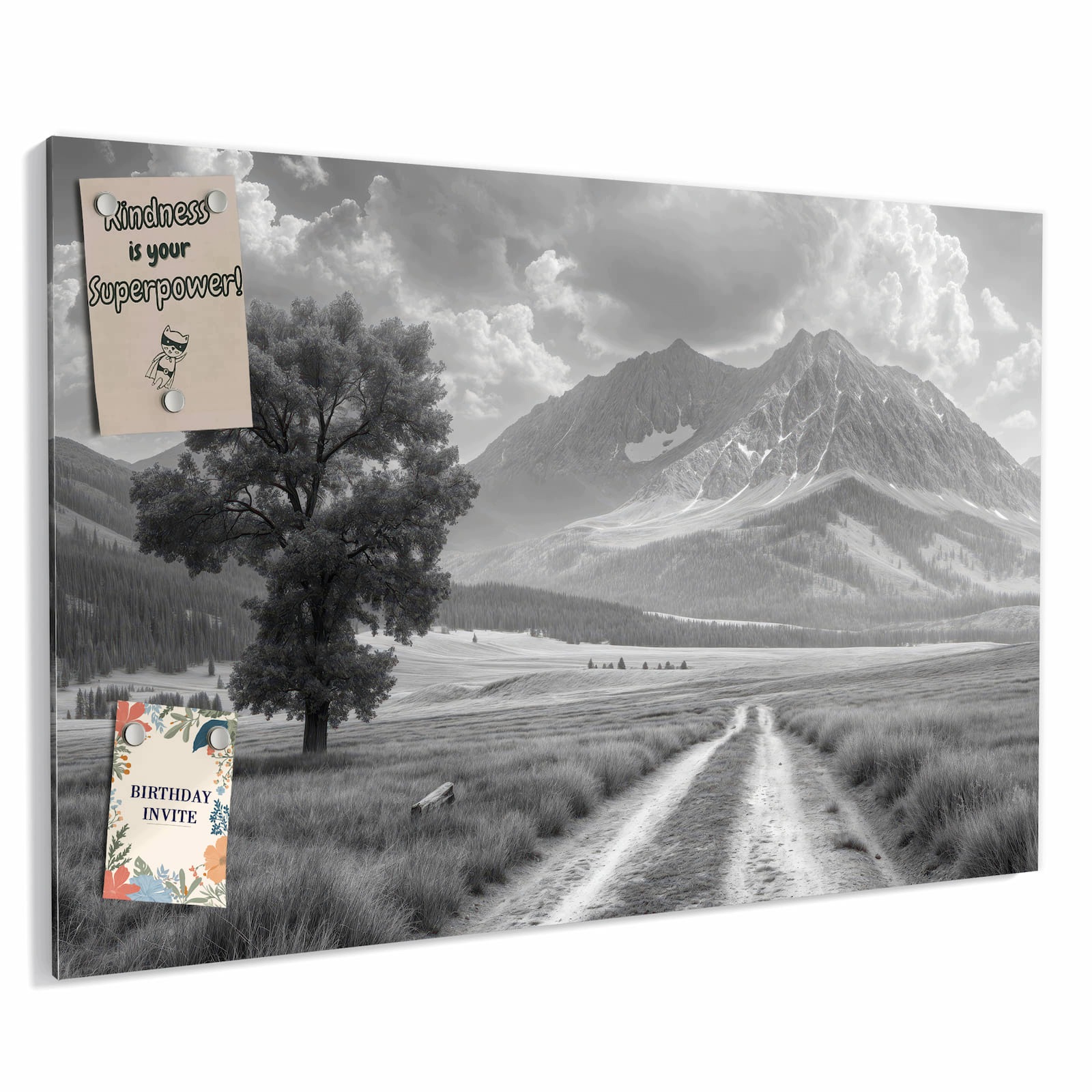 Magnetická tabule – obraz na zeď Horská krajina cesta | 90 × 60 cm
