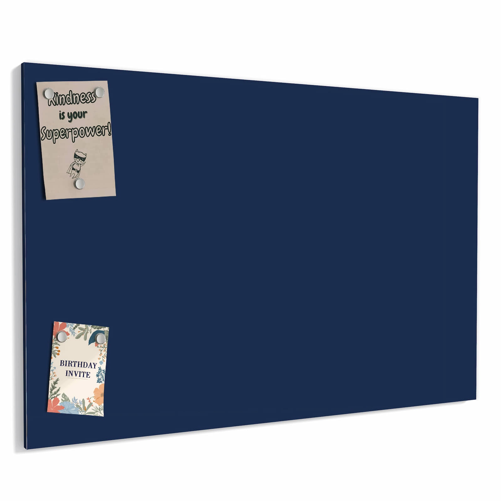 Magnetická tabule – obraz na zeď Tmavě modré pozadí I – motiv 1 | 90 × 60 cm
