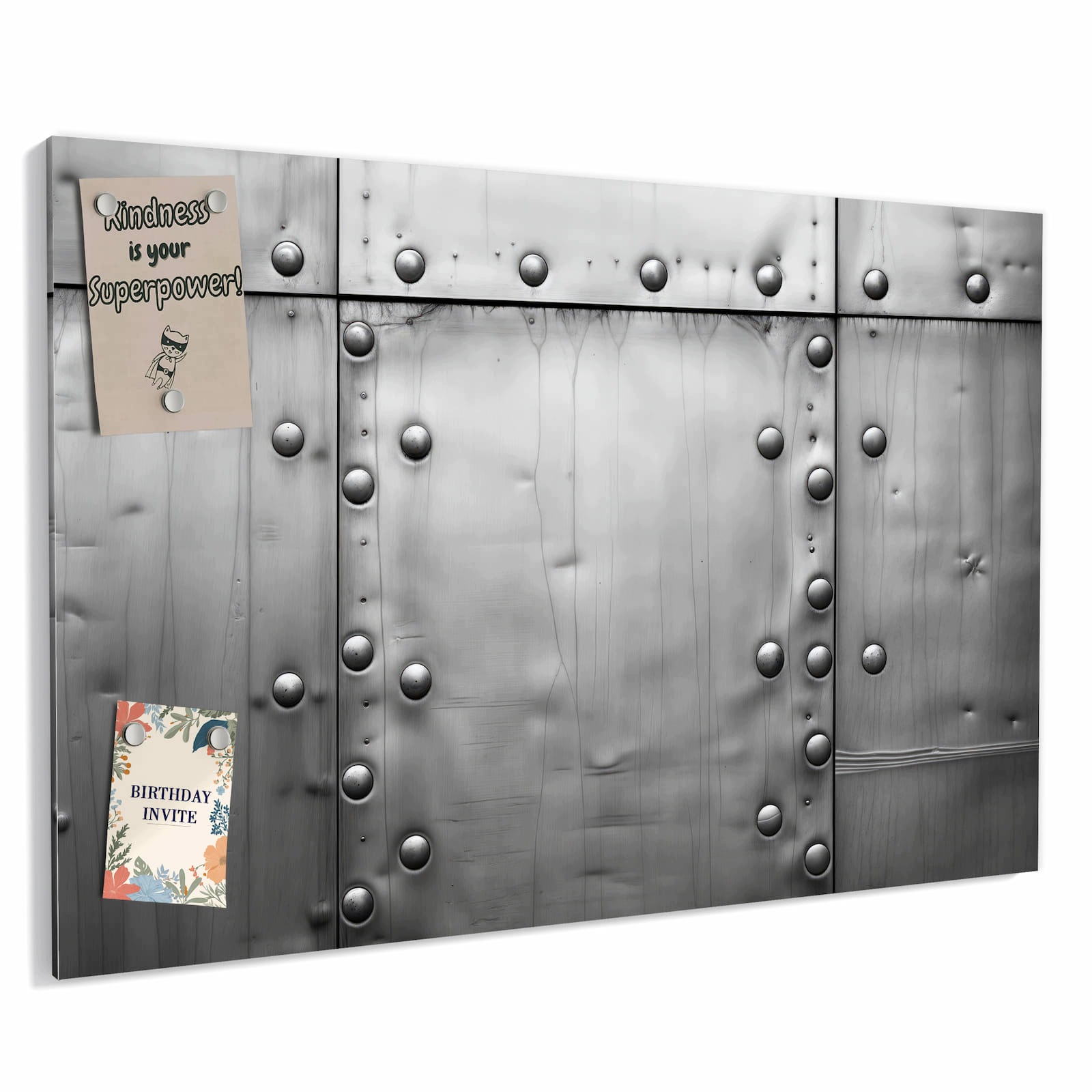 Magnetická tabule – obraz na zeď Vzhled kovové desky | 90 × 60 cm