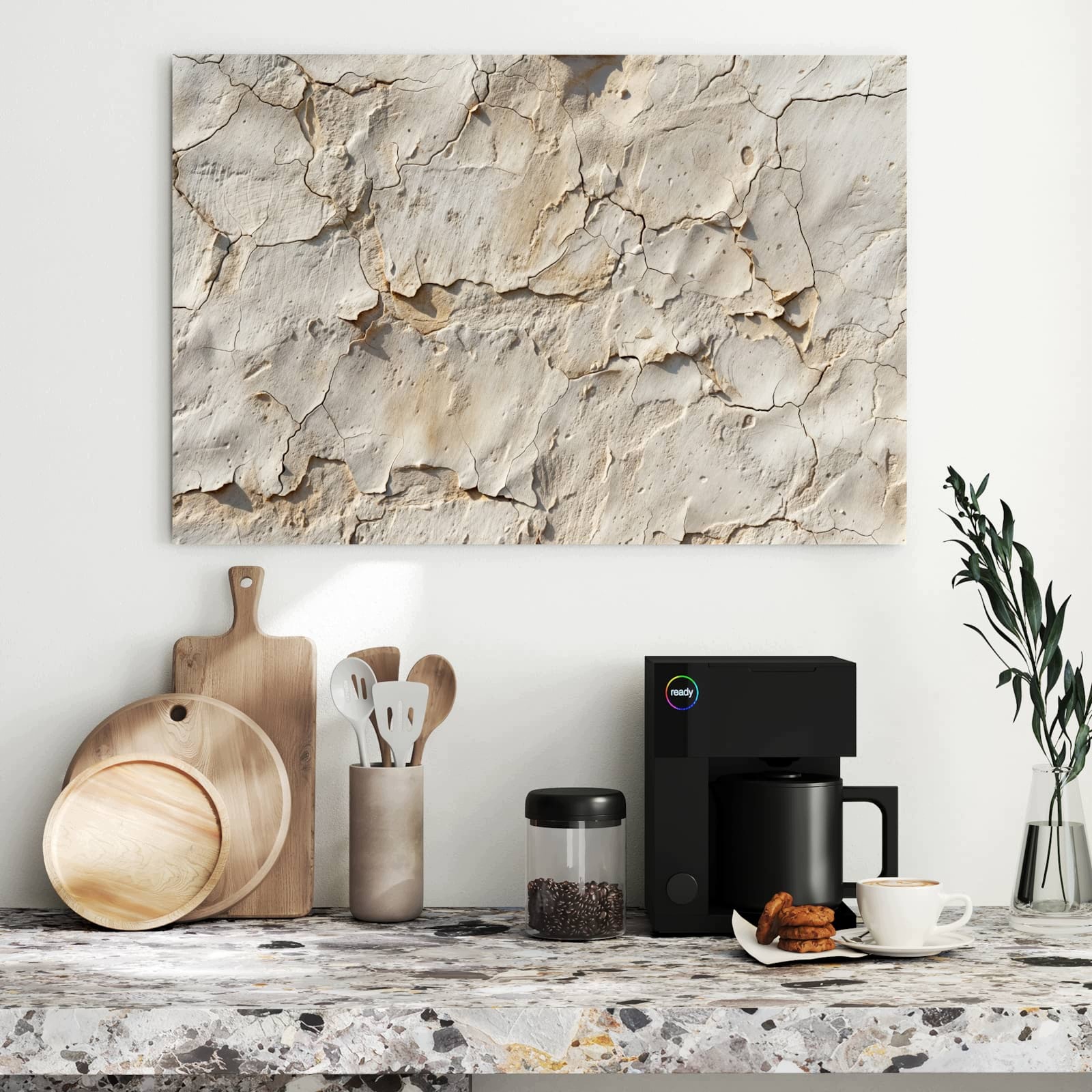 Magnetická tabule – obraz na zeď Odlupující se barva – motiv 3 | 90 × 60 cm