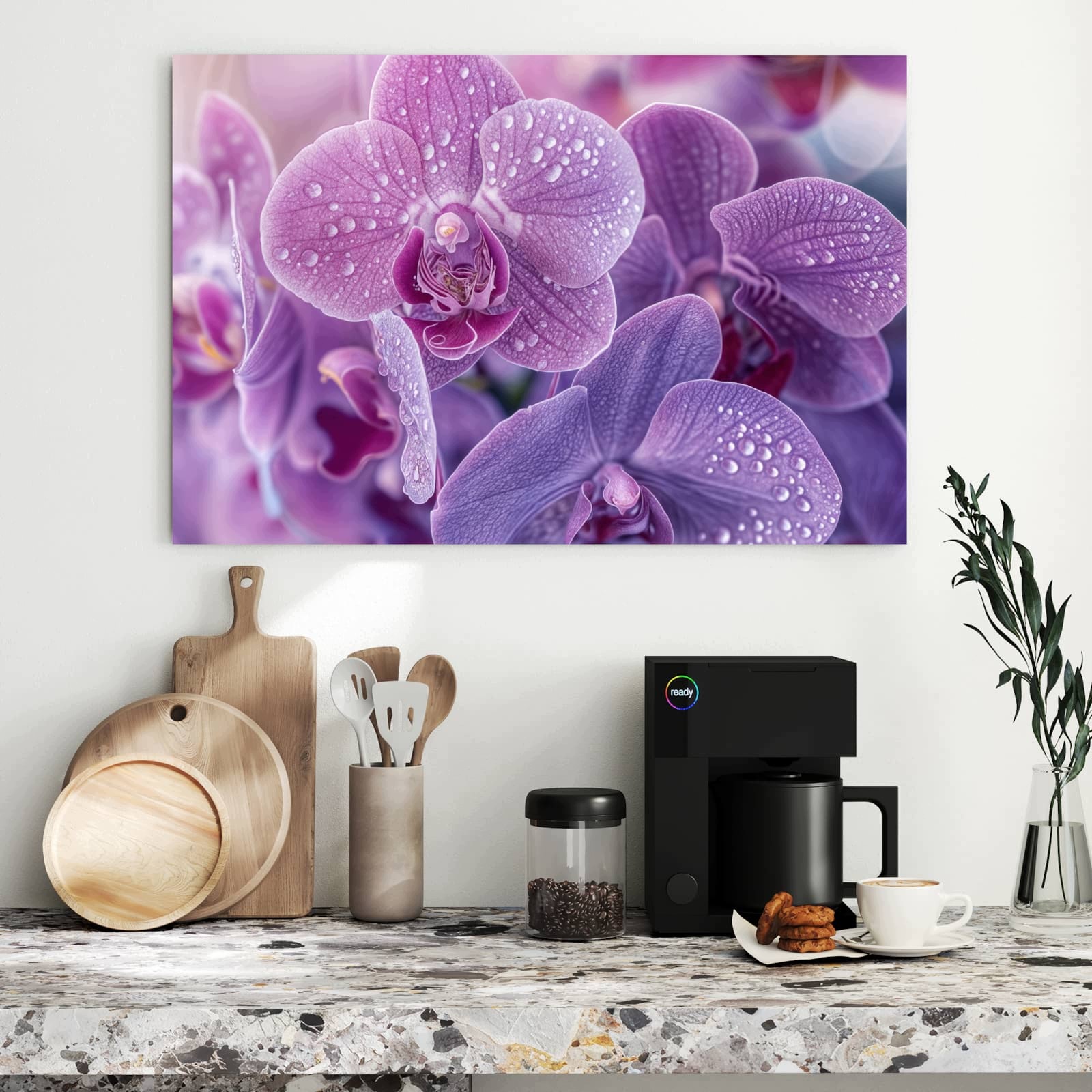 Magnetická tabule – obraz na zeď Květiny orchideje | 90 × 60 cm