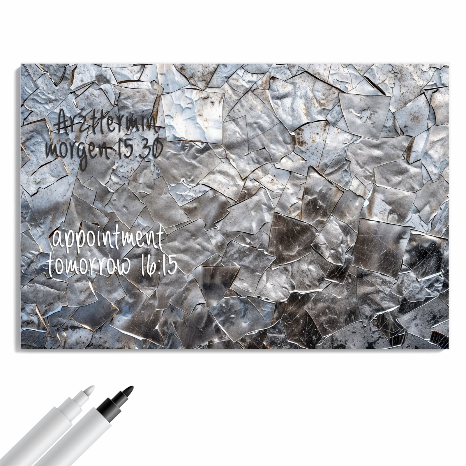 Magnetická tabule – obraz na zeď Kovová mozaika | 90 × 60 cm