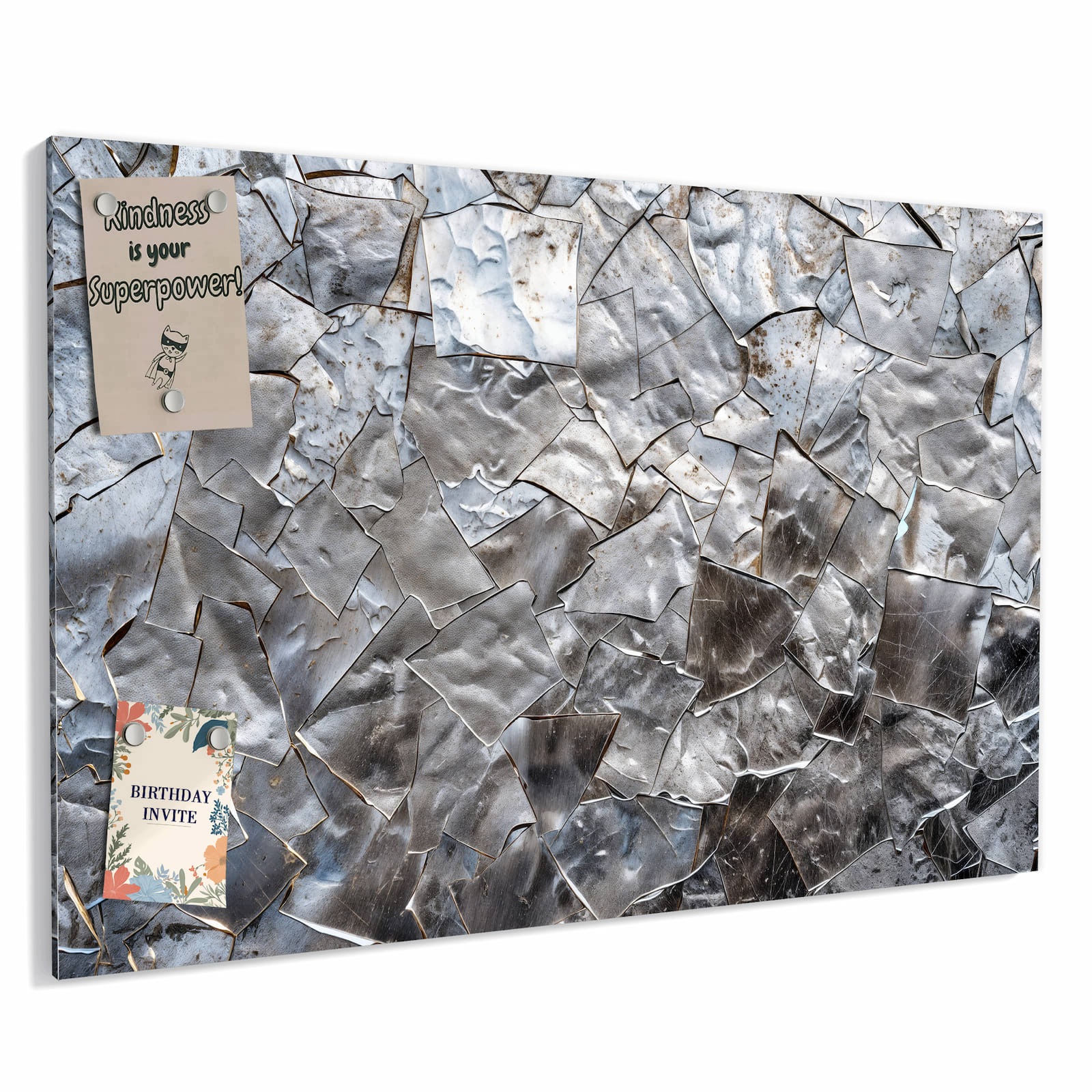 Magnetická tabule – obraz na zeď Kovová mozaika | 90 × 60 cm