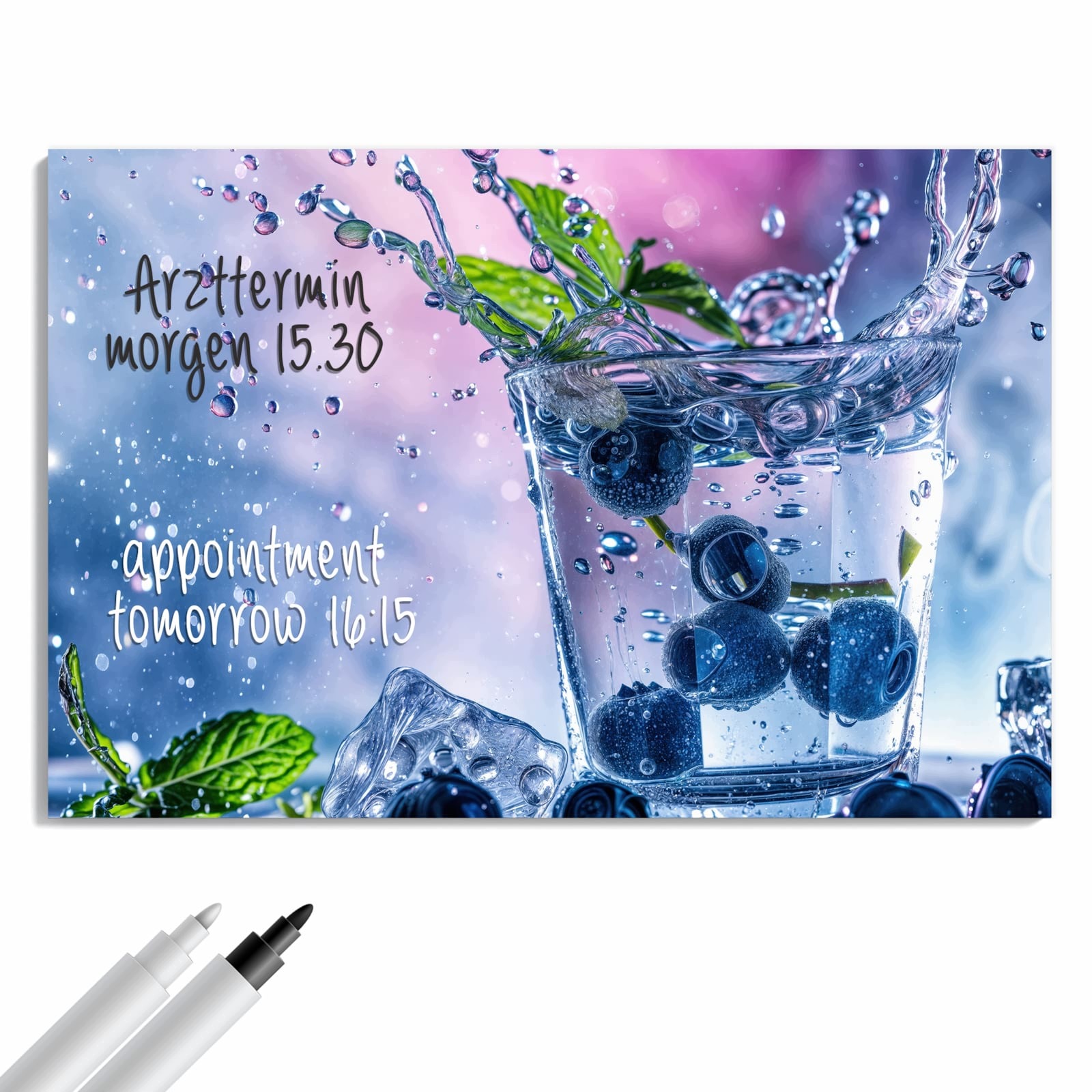 Magnetická tabule – obraz na zeď Osvěžující nápoj | 60 × 40 cm