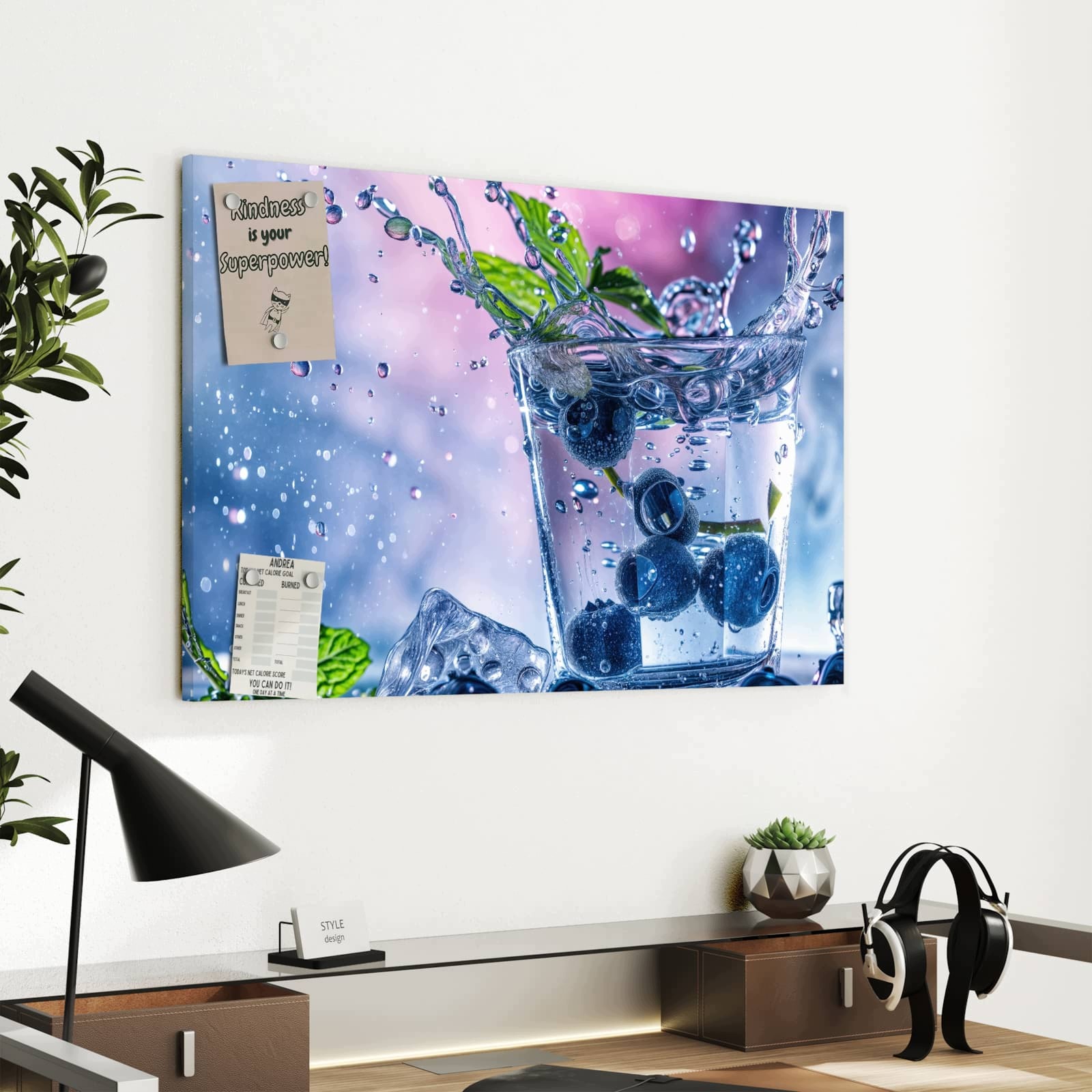 Magnetická tabule – obraz na zeď Osvěžující nápoj | 60 × 40 cm
