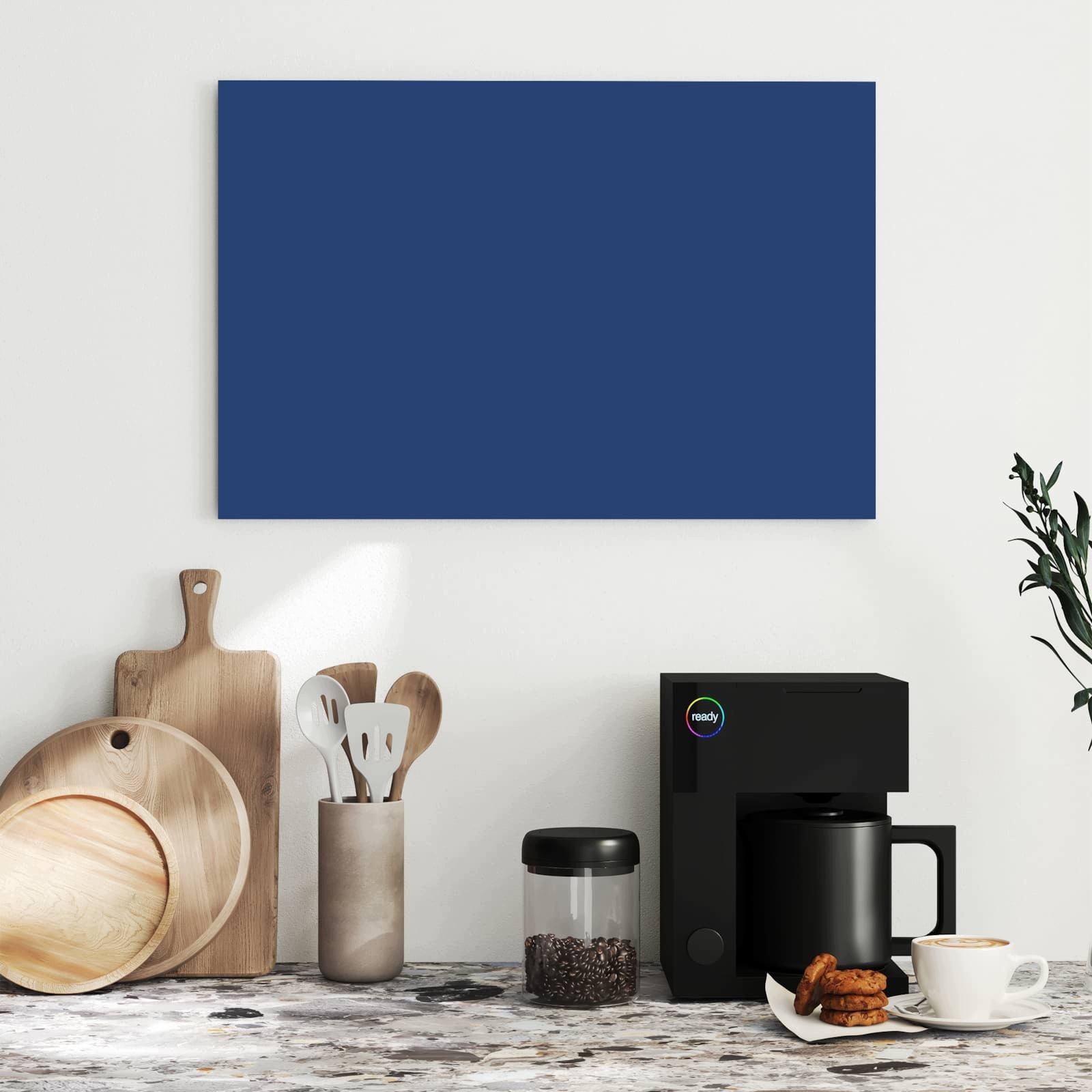 Magnetická tabule – obraz na zeď Tmavě modré pozadí III – motiv 1 | 60 × 40 cm