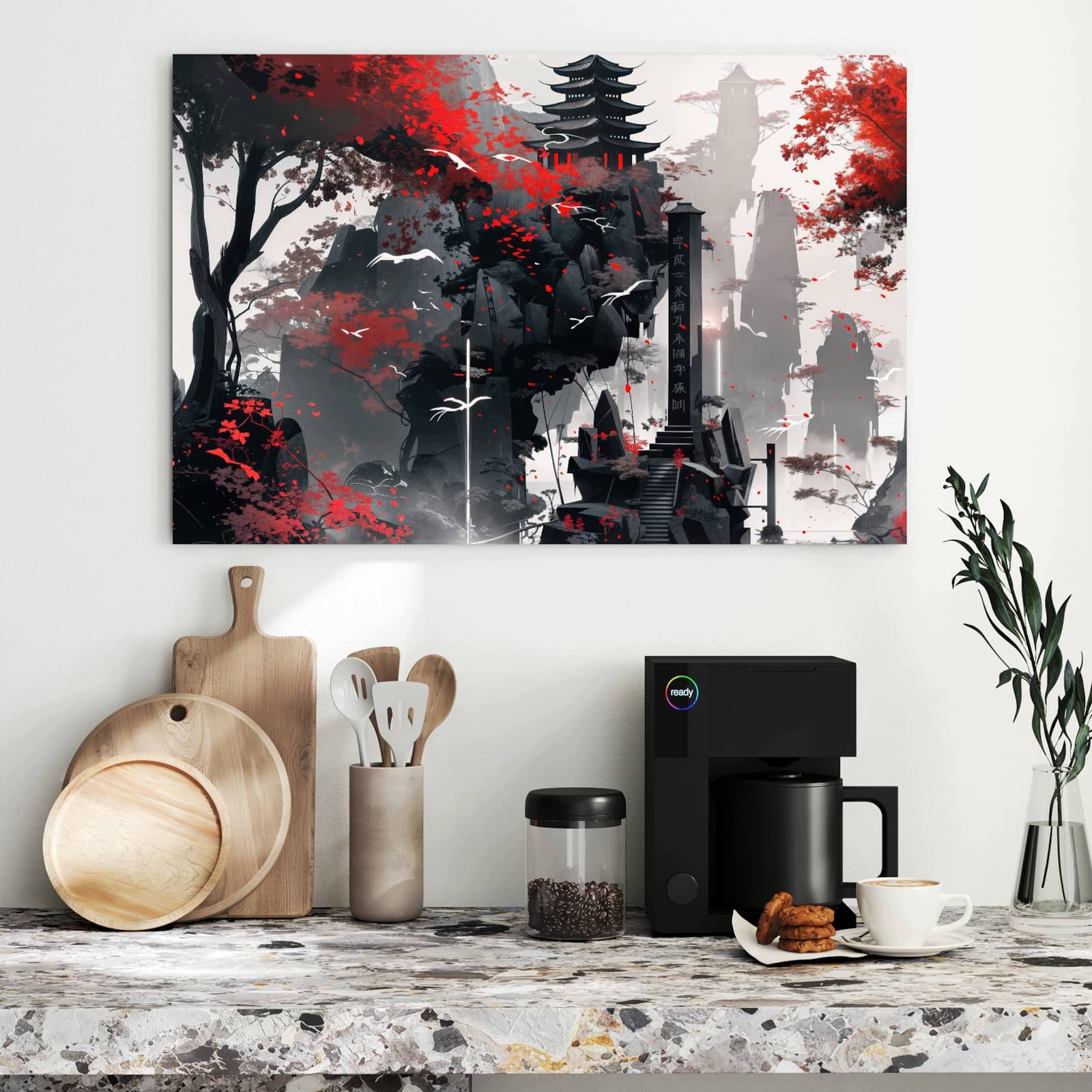 Magnetická tabule – obraz na zeď Mystický chrám | 90 × 60 cm