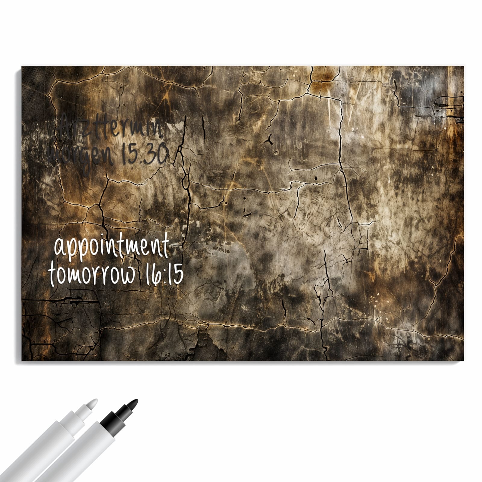 Magnetická tabule – obraz na zeď Abstraktní zvětrávání | 90 × 60 cm