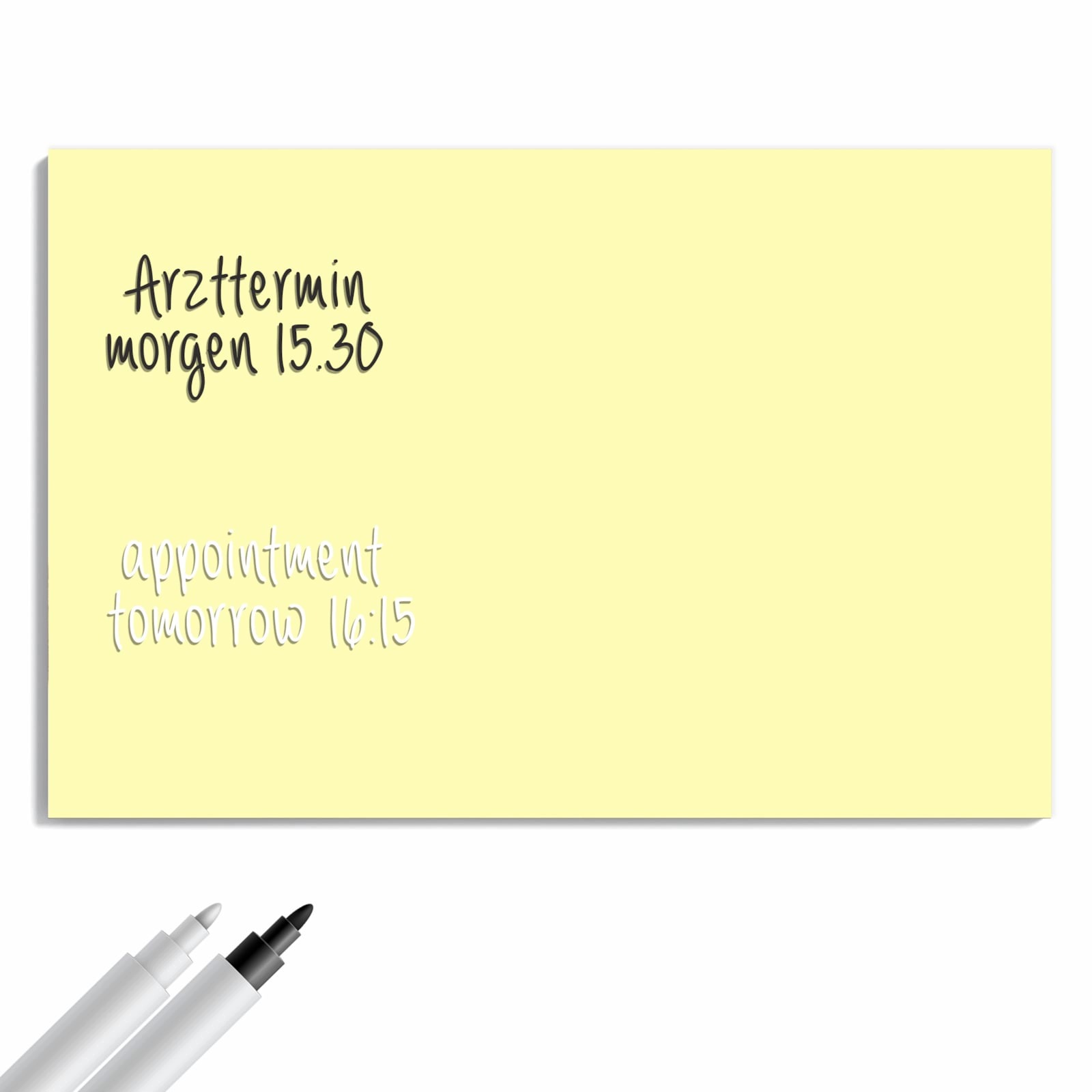 Magnetická tabule – obraz na zeď Krémové pozadí | 60 × 40 cm