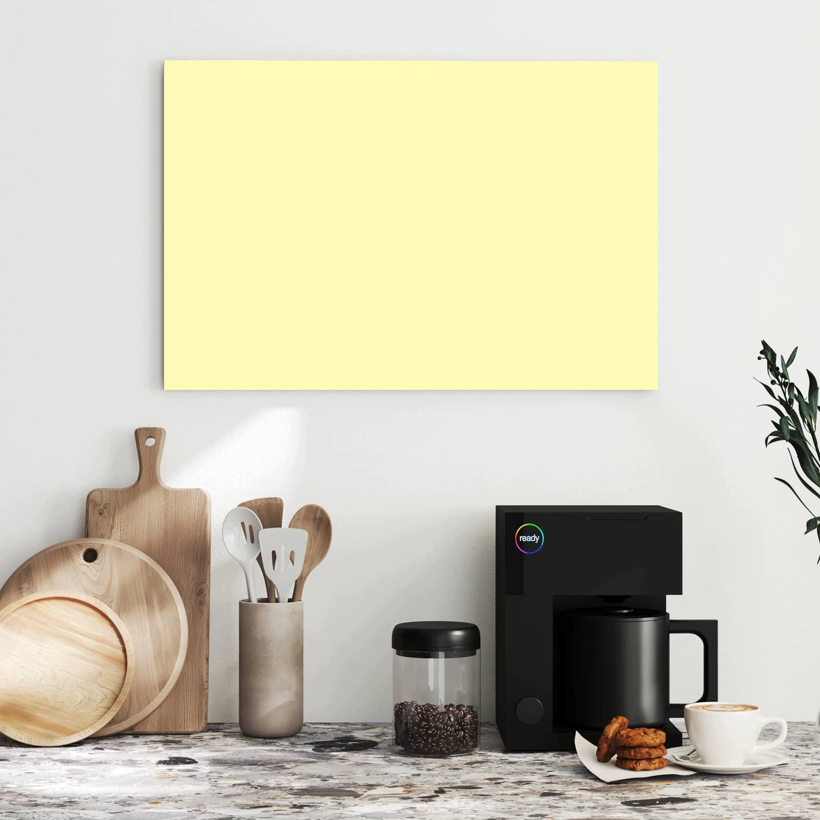 Magnetická tabule – obraz na zeď Krémové pozadí | 60 × 40 cm