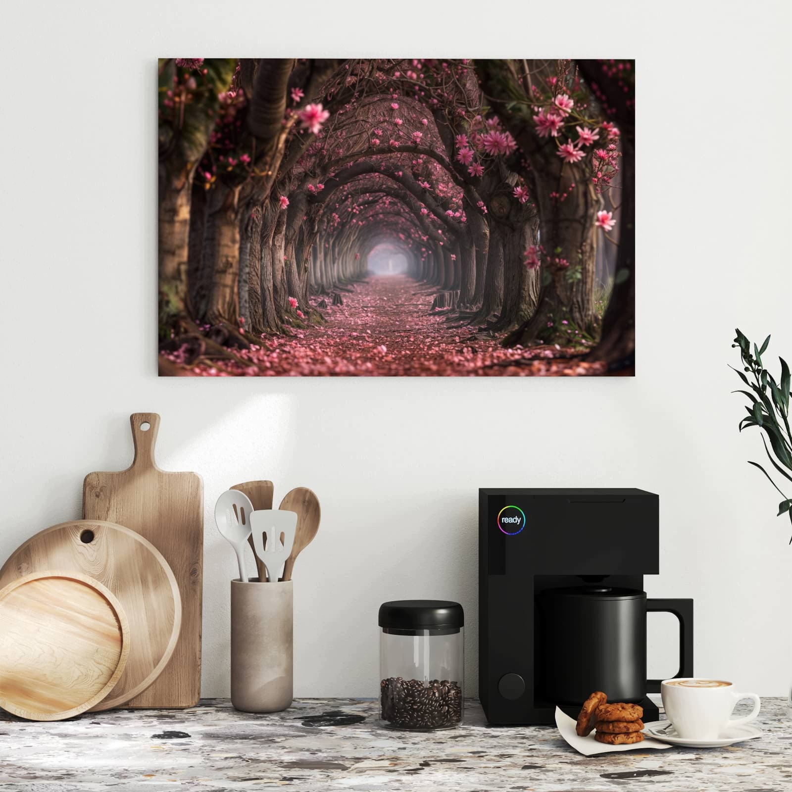 Magnetická tabule – obraz na zeď Květinová stezka | 60 × 40 cm