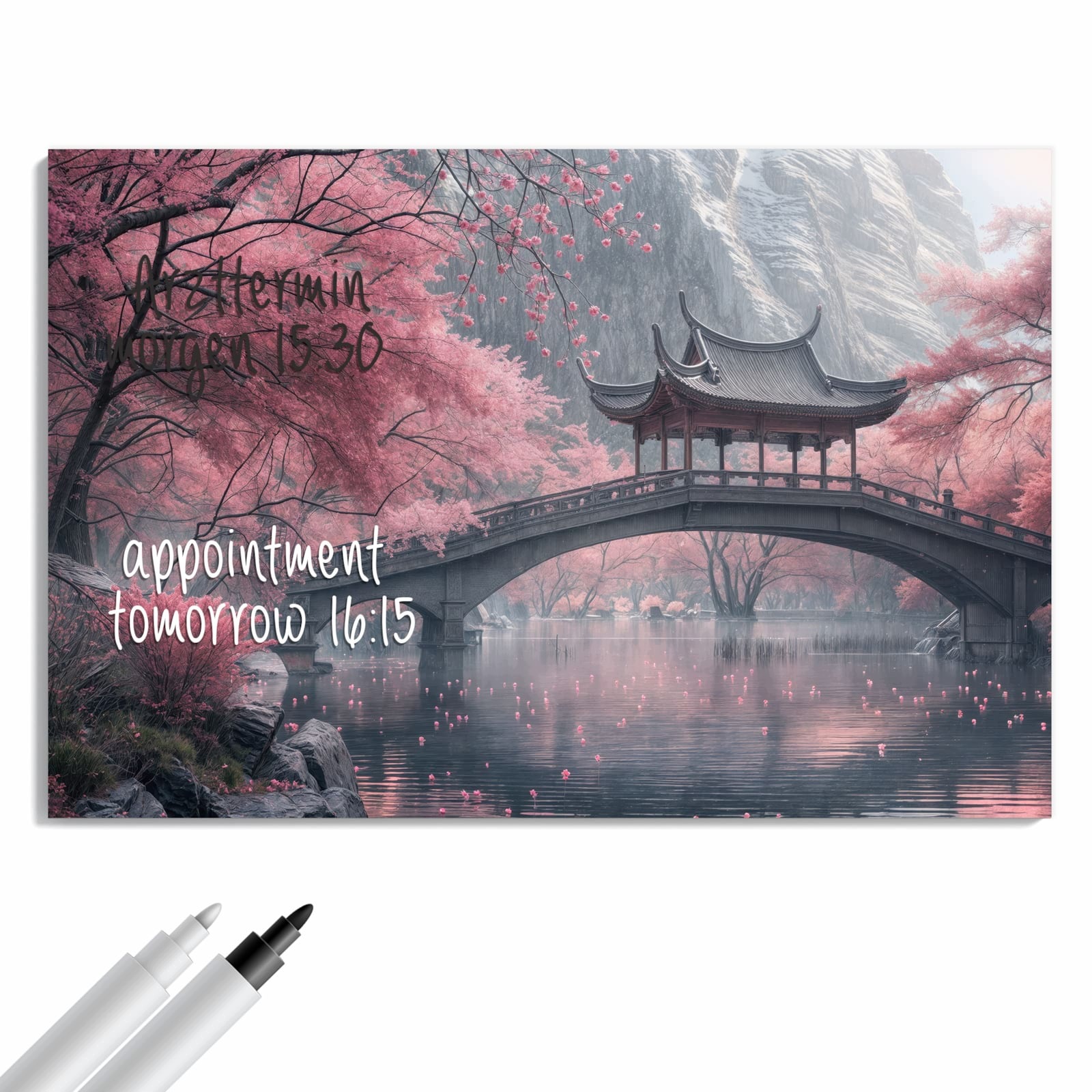 Magnetická tabule – obraz na zeď Japonská zahrada | 60 × 40 cm