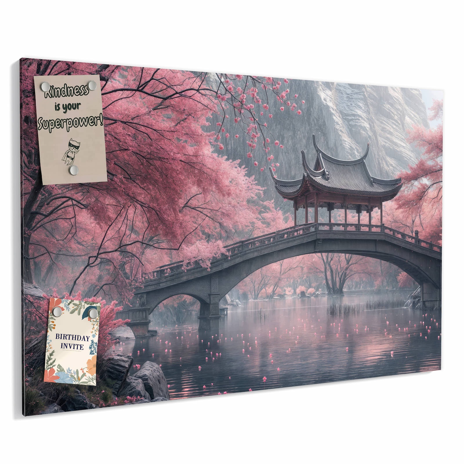 Magnetická tabule – obraz na zeď Japonská zahrada | 60 × 40 cm