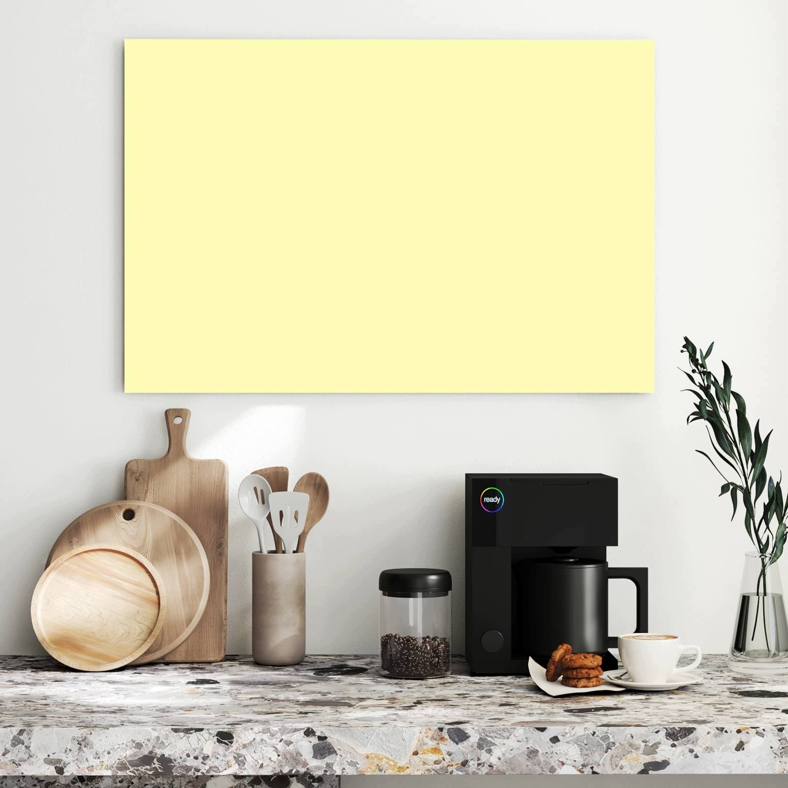 Magnetická tabule – obraz na zeď Krémové pozadí | 90 × 60 cm