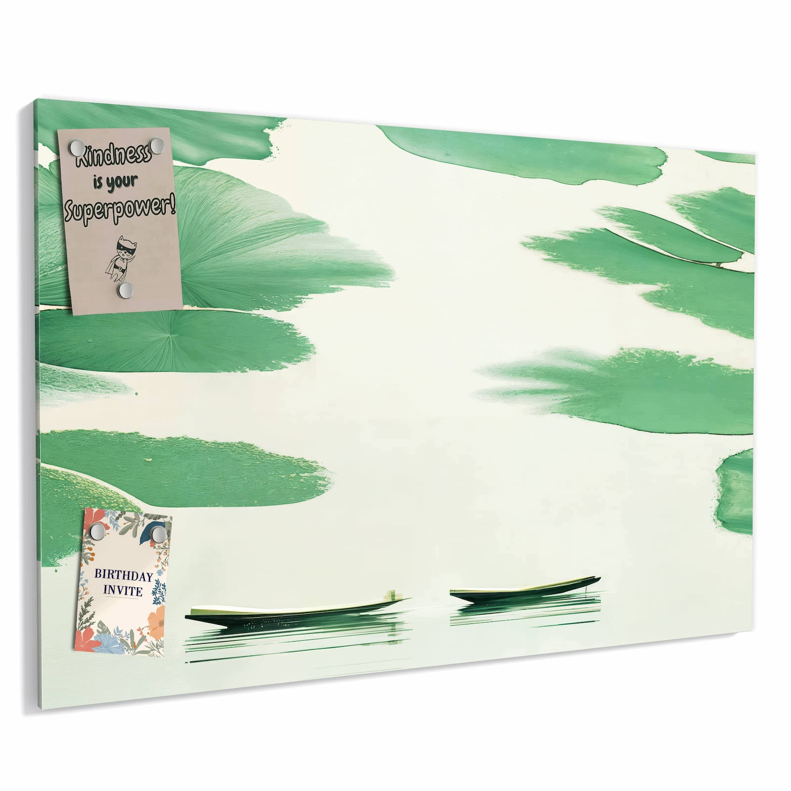 Magnetická tabule – obraz na zeď Lidé jezero | 60 × 40 cm