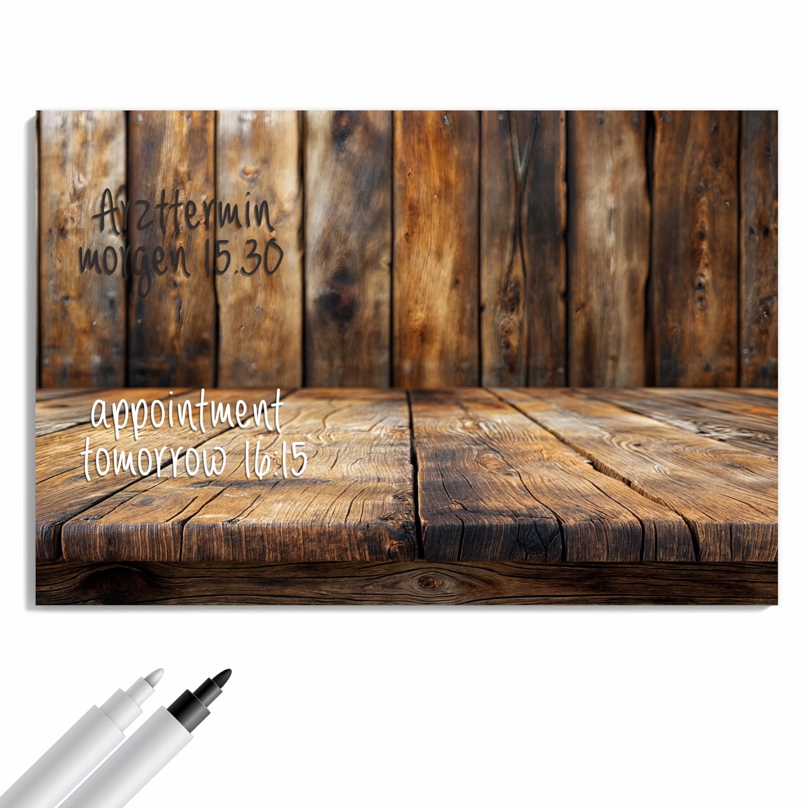Magnetická tabule – obraz na zeď Vzhled dřevěné podlahy | 60 × 40 cm