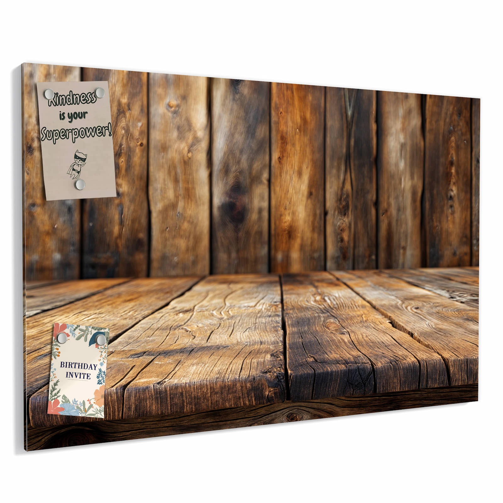Magnetická tabule – obraz na zeď Vzhled dřevěné podlahy | 60 × 40 cm
