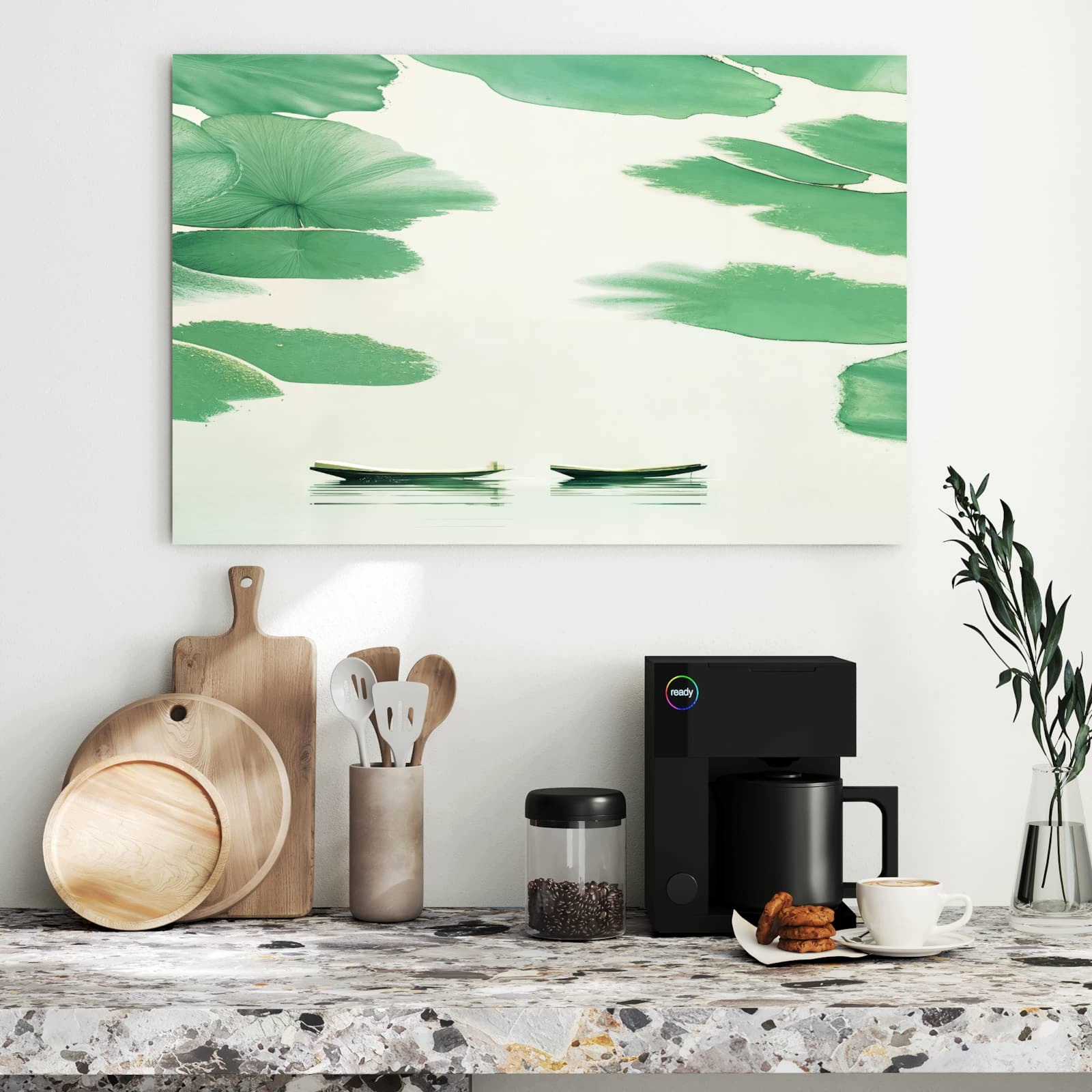 Magnetická tabule – obraz na zeď Lidé jezero | 90 × 60 cm
