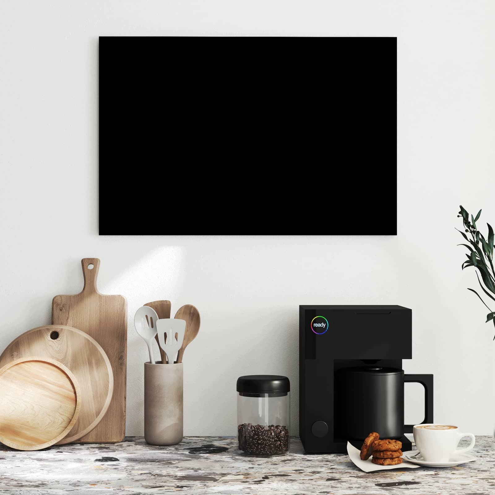 Magnetická tabule – obraz na zeď Černé pozadí | 60 × 40 cm