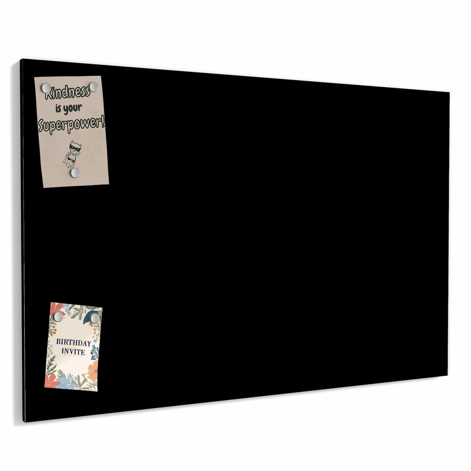 Magnetická tabule – obraz na zeď Černé pozadí | 60 × 40 cm