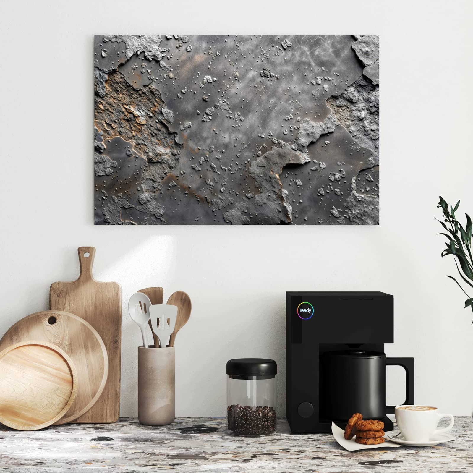 Magnetická tabule – obraz na zeď Zvětralý povrch | 60 × 40 cm