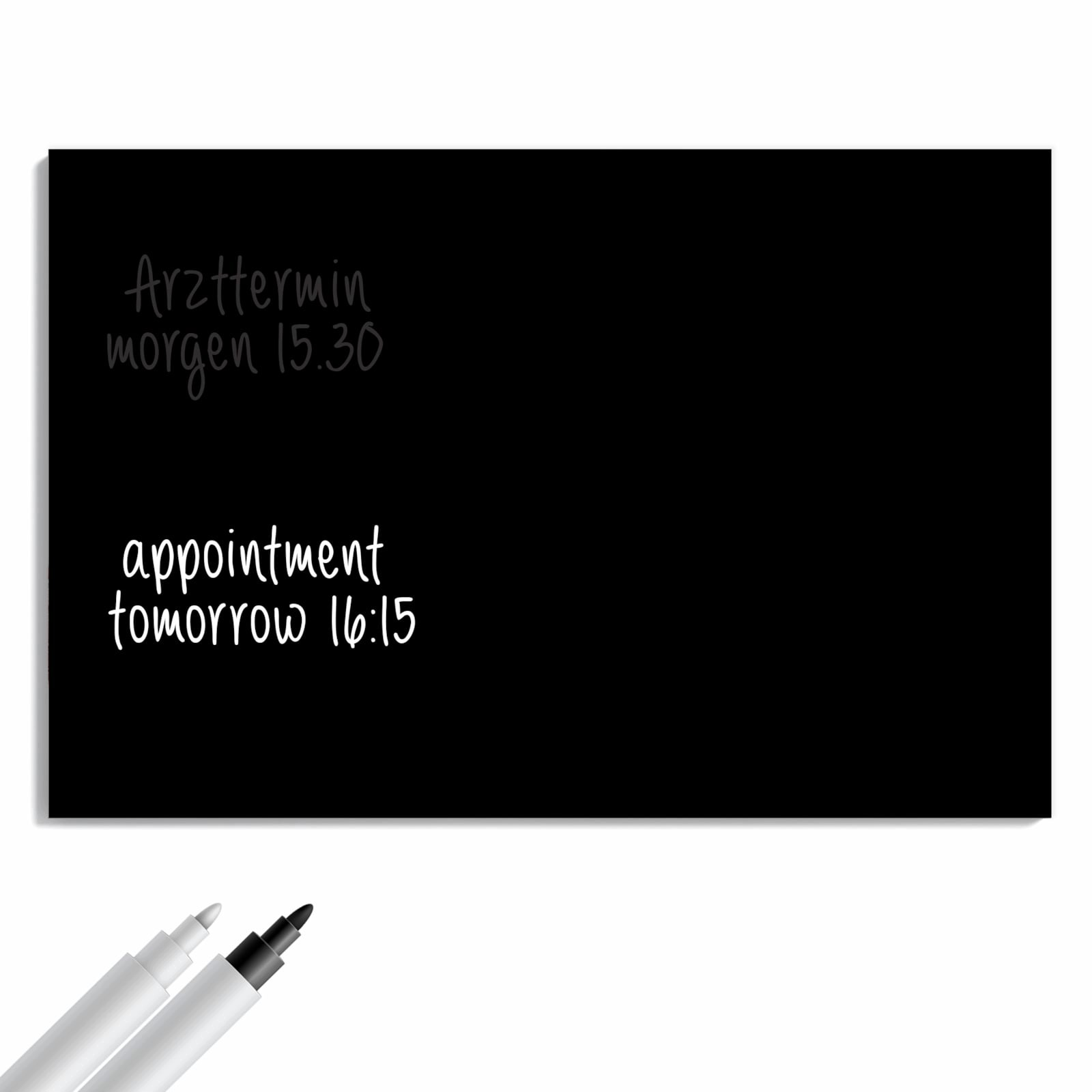 Magnetická tabule – obraz na zeď Černé pozadí | 90 × 60 cm